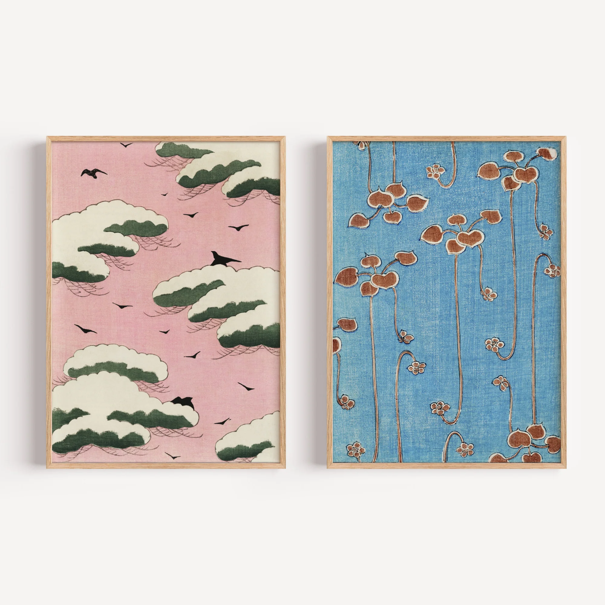 2x Japanese Art Prints by Bijutsu Sekai
