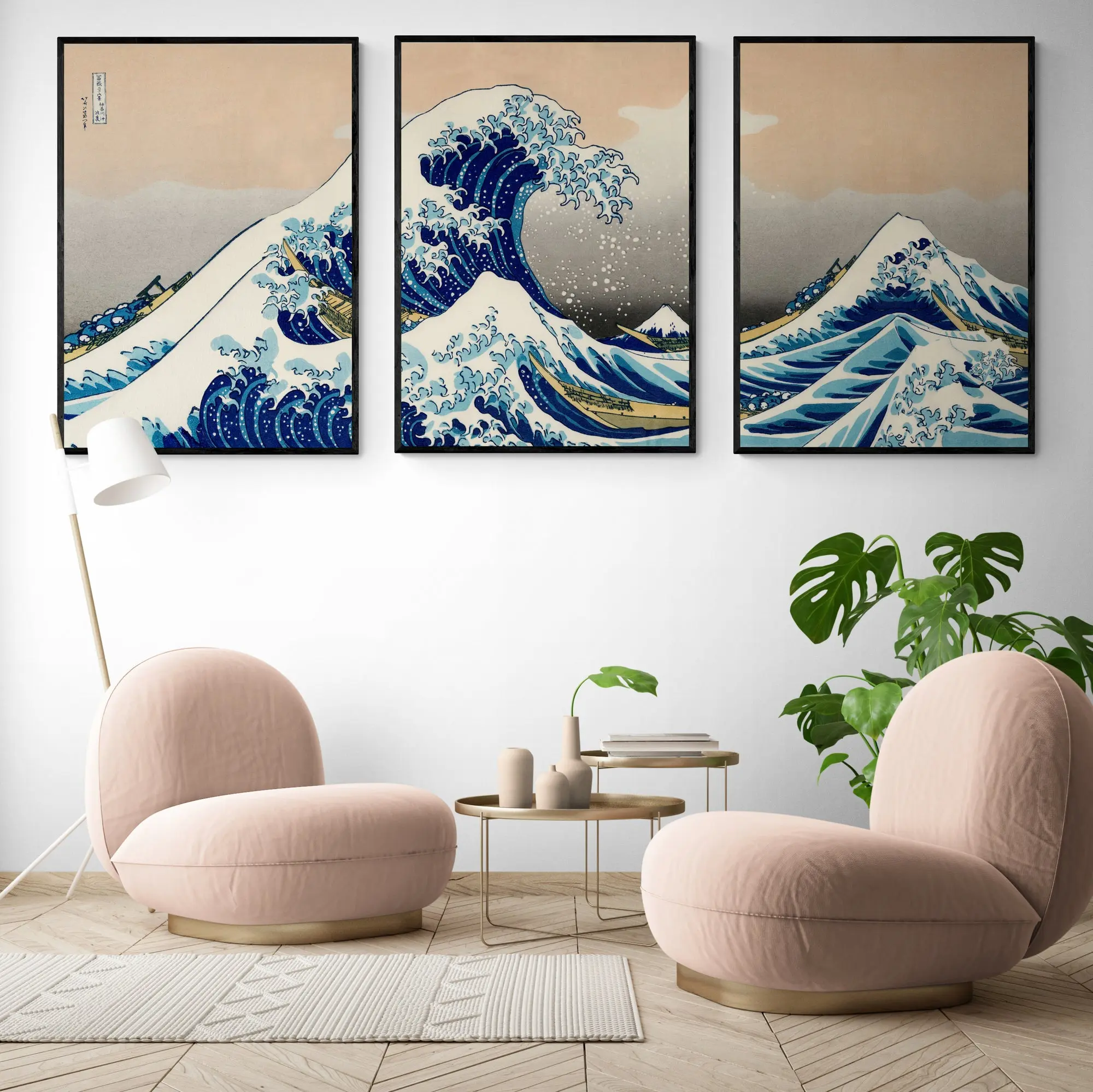 3x Great Wave Exhibitions by Hokusai - Image 2