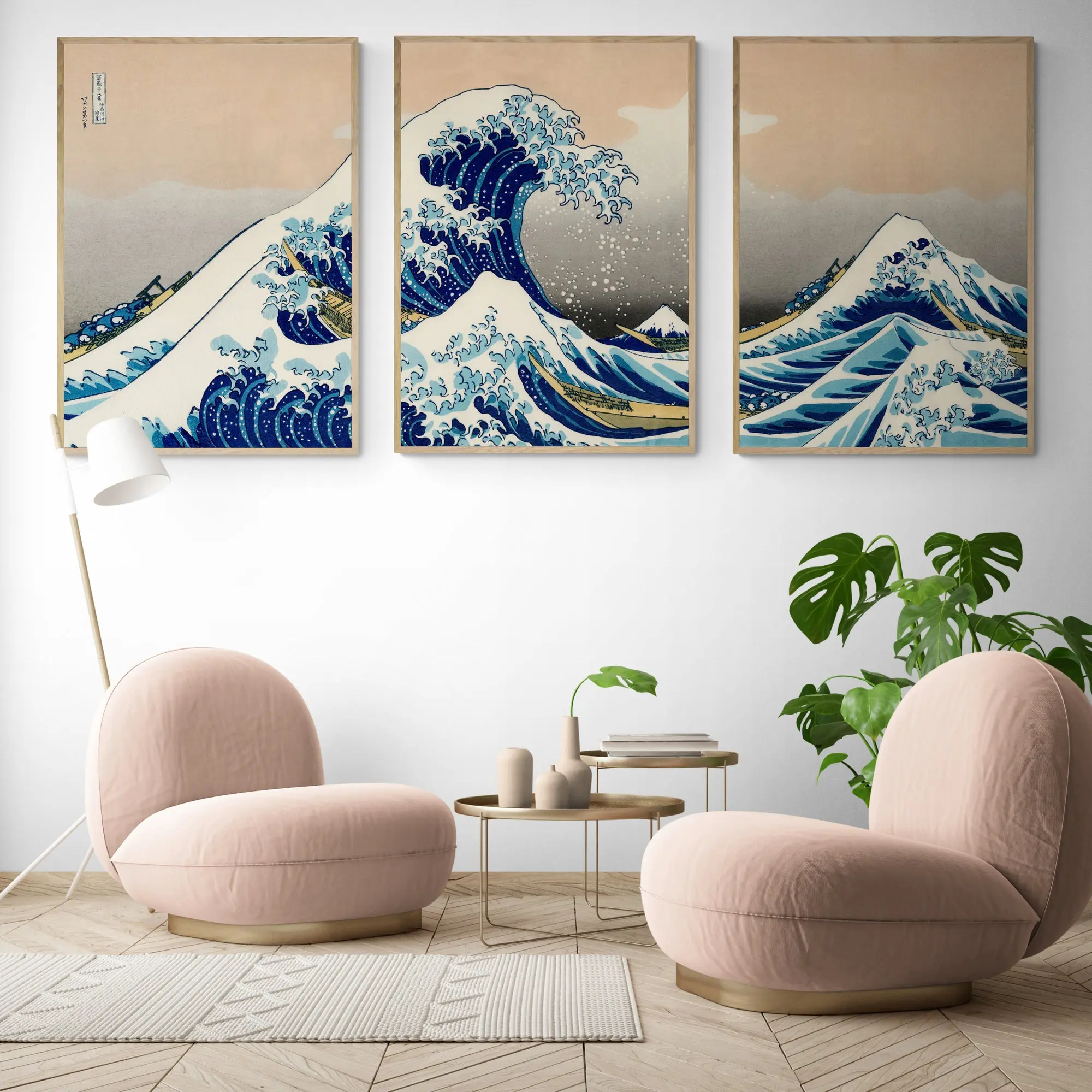 3x Great Wave Exhibitions by Hokusai - Image 3