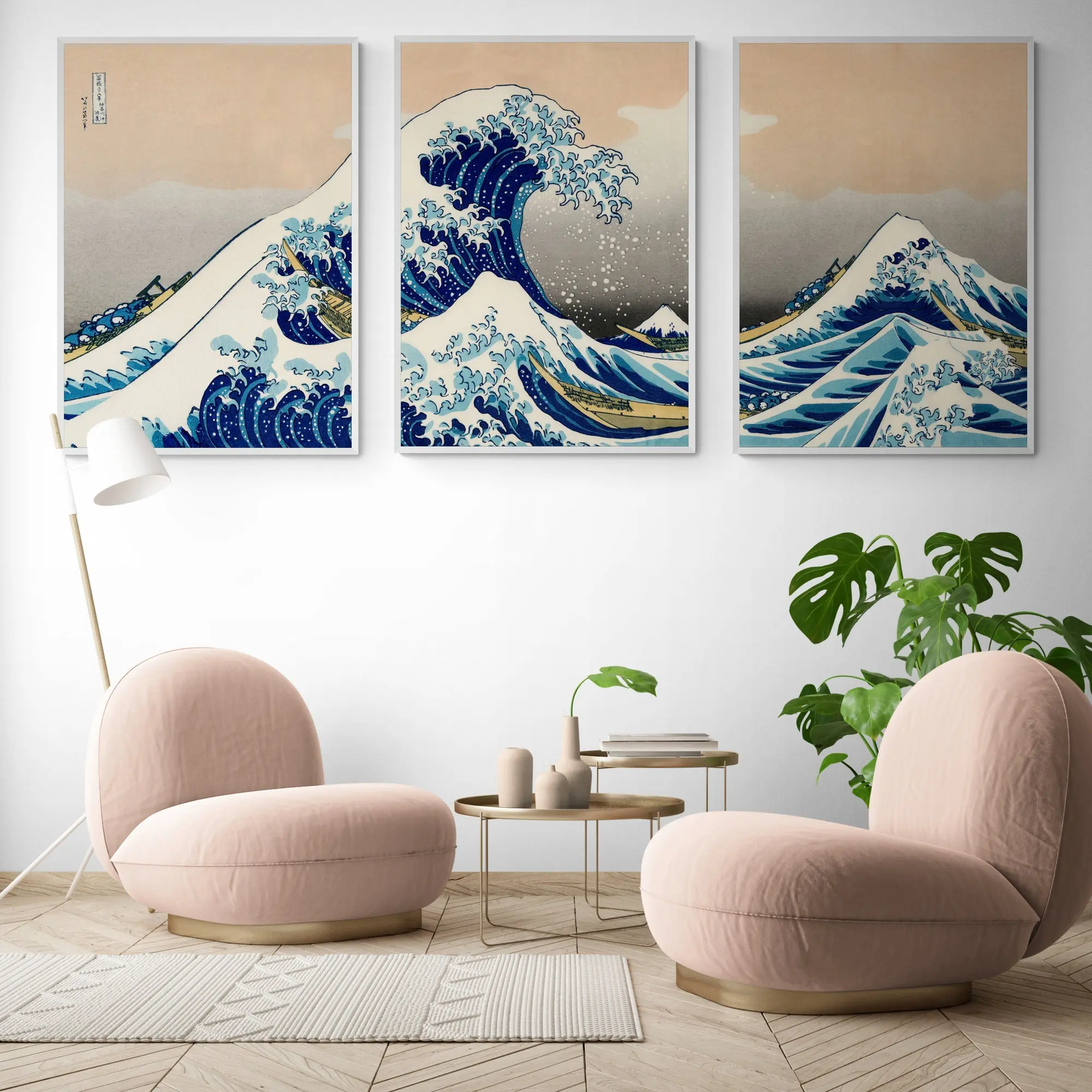 3x Great Wave Exhibitions by Hokusai - Image 4
