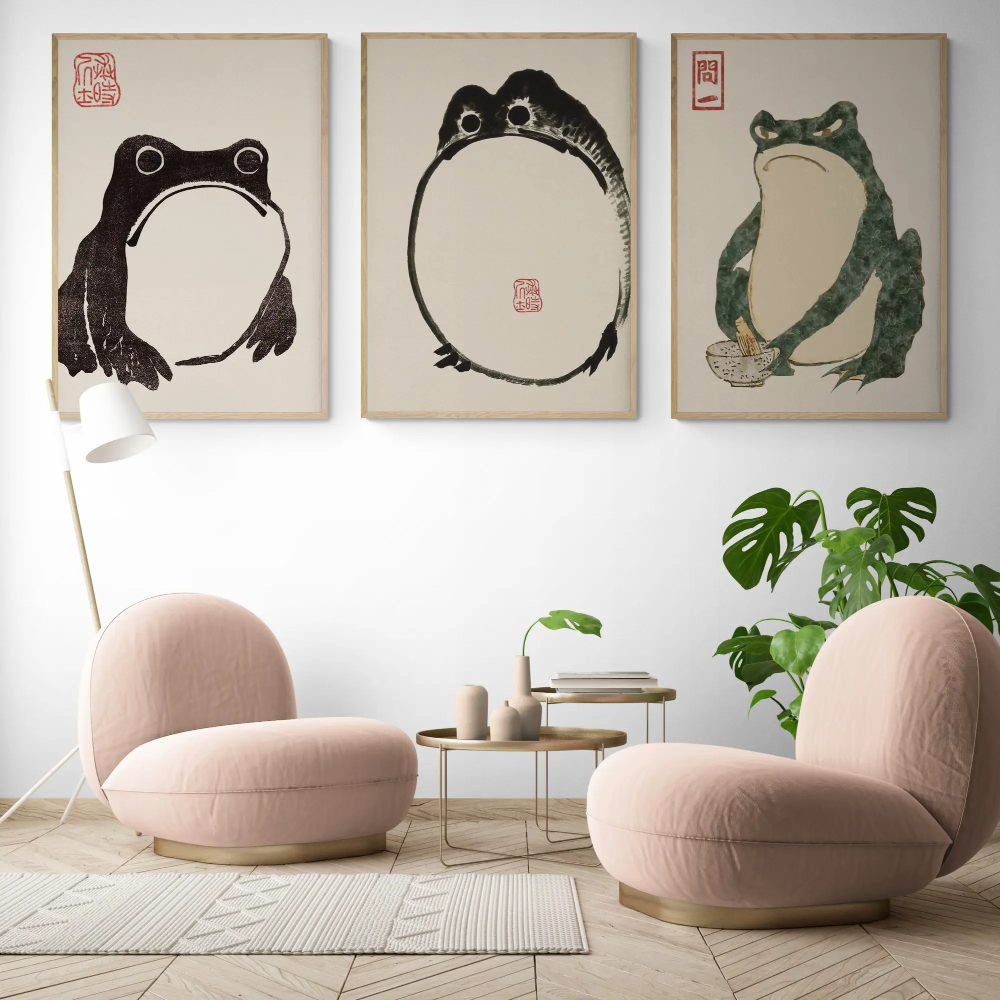 3x Japanese Frog Art Exhibitions - Image 3