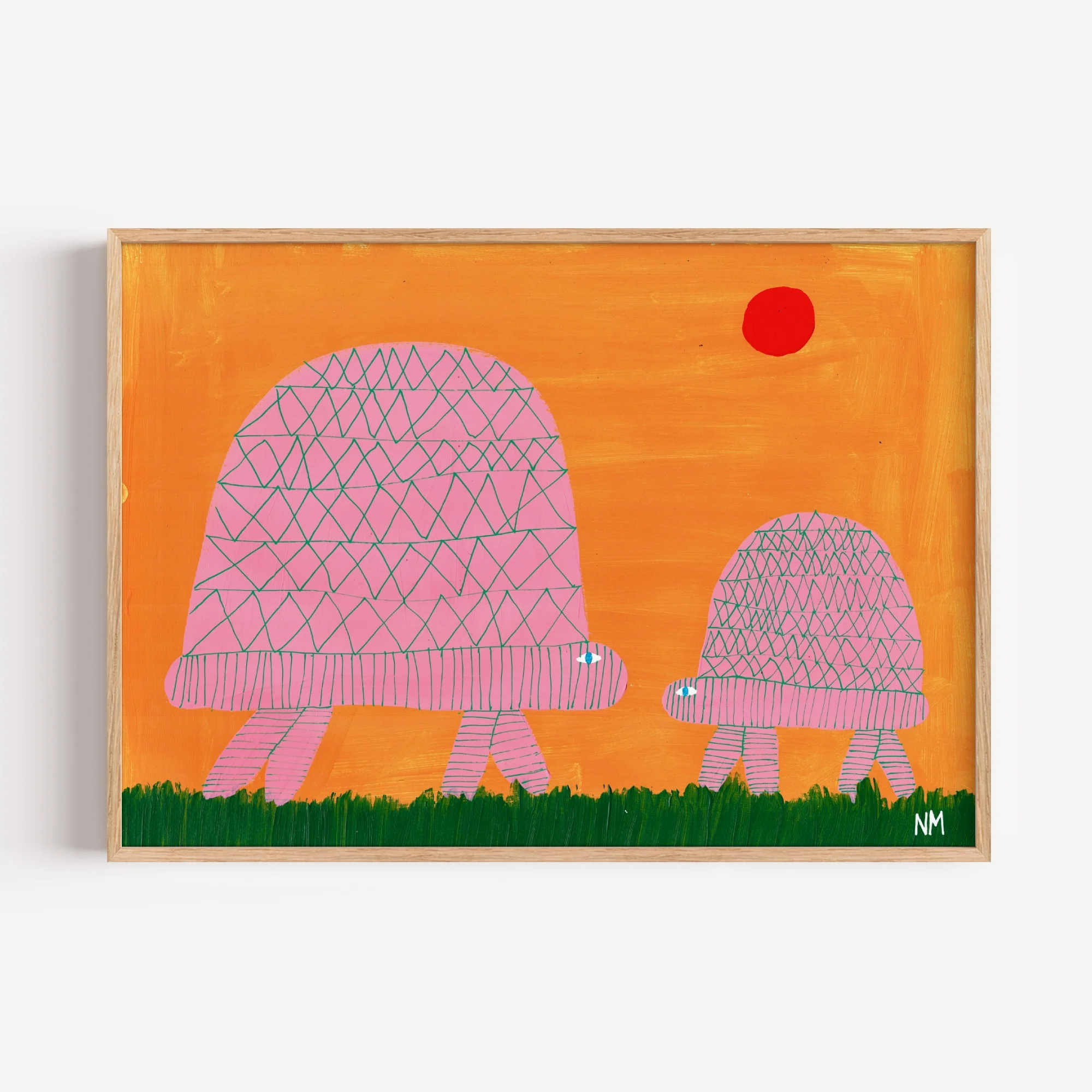 Abstract Turtles by Nancy McKie