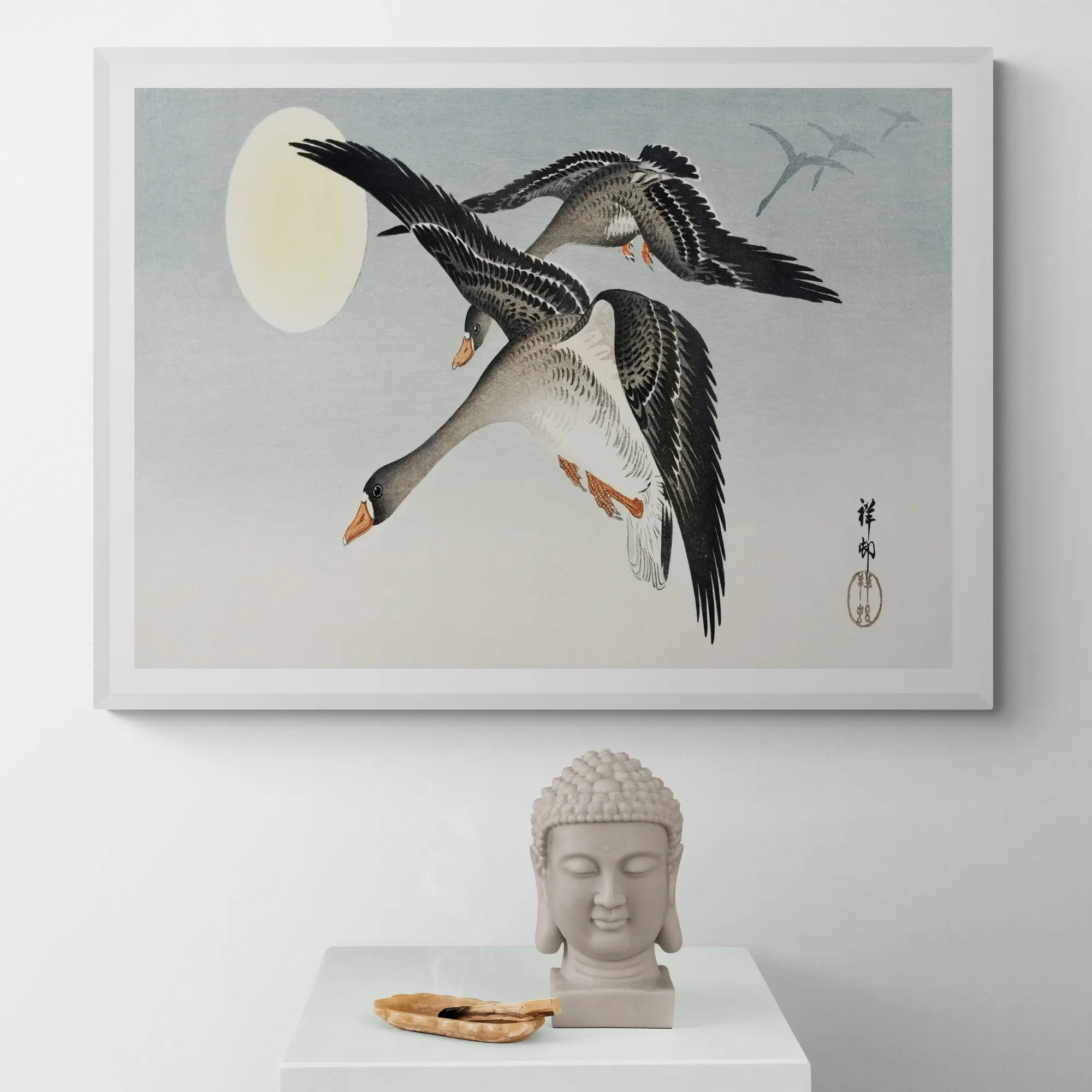 Birds At Full Moon by Ohara Koson - Image 2