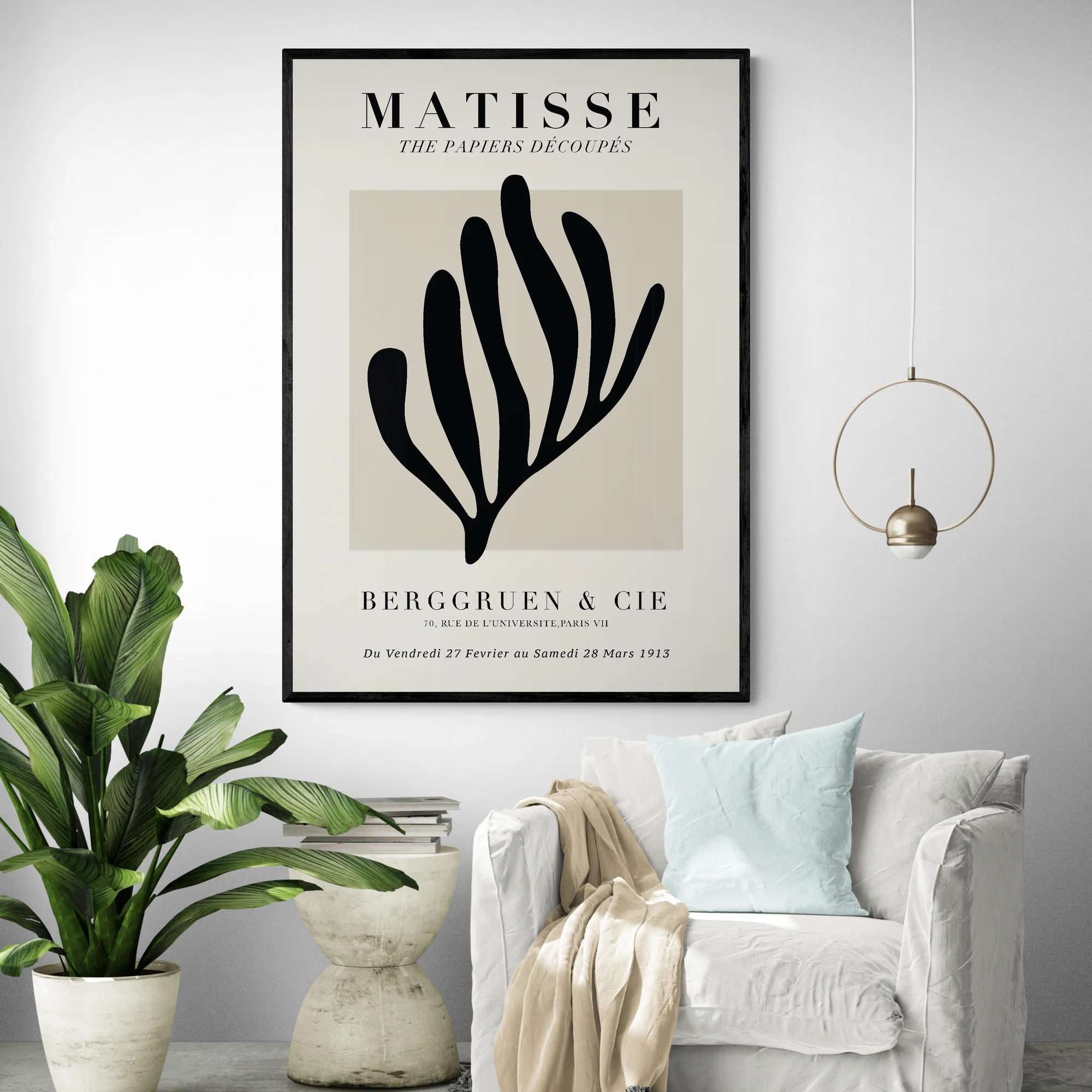 Black Coral Henri Matisse Art Print - Image 2