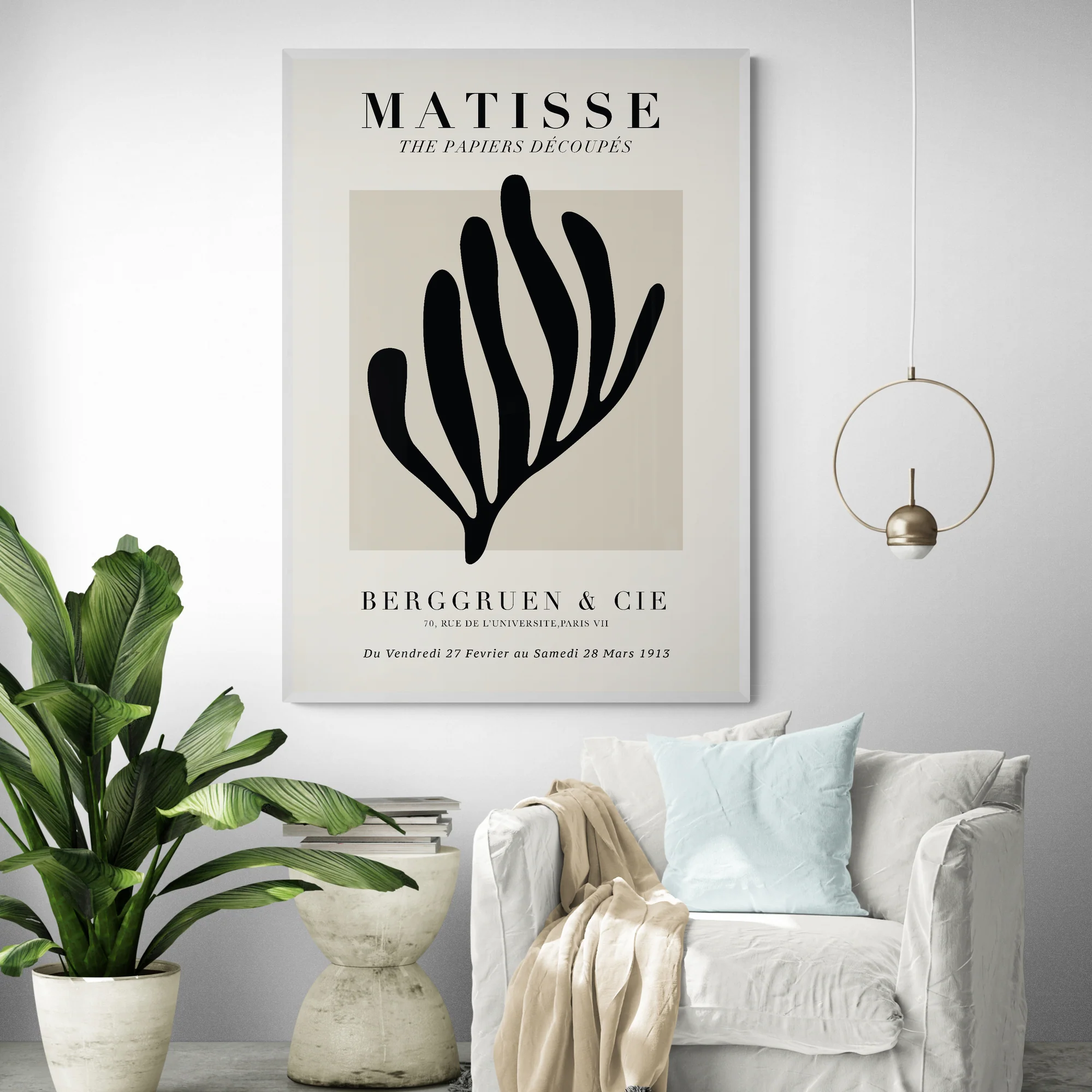 Black Coral Henri Matisse Art Print - Image 3