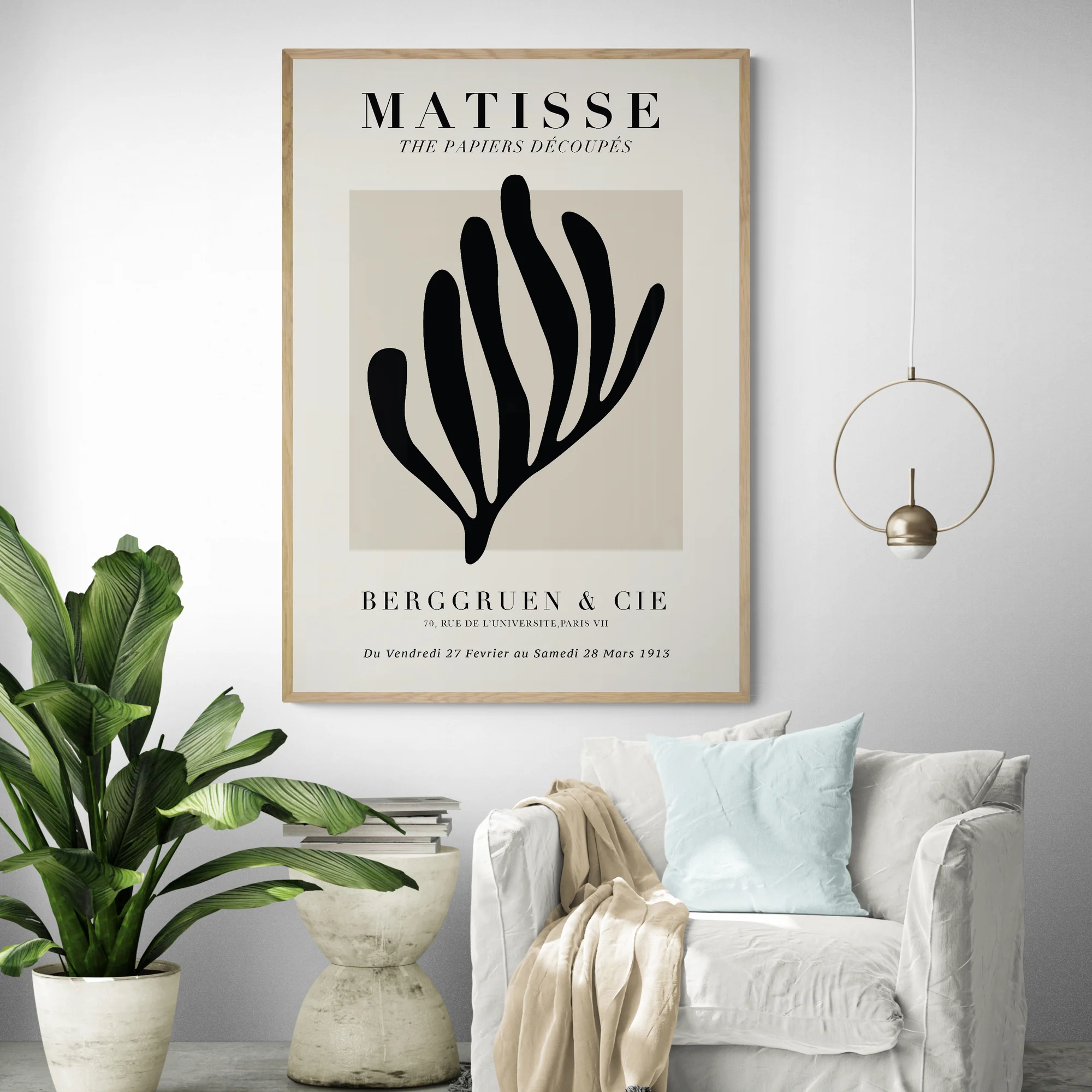 Black Coral Henri Matisse Art Print - Image 4