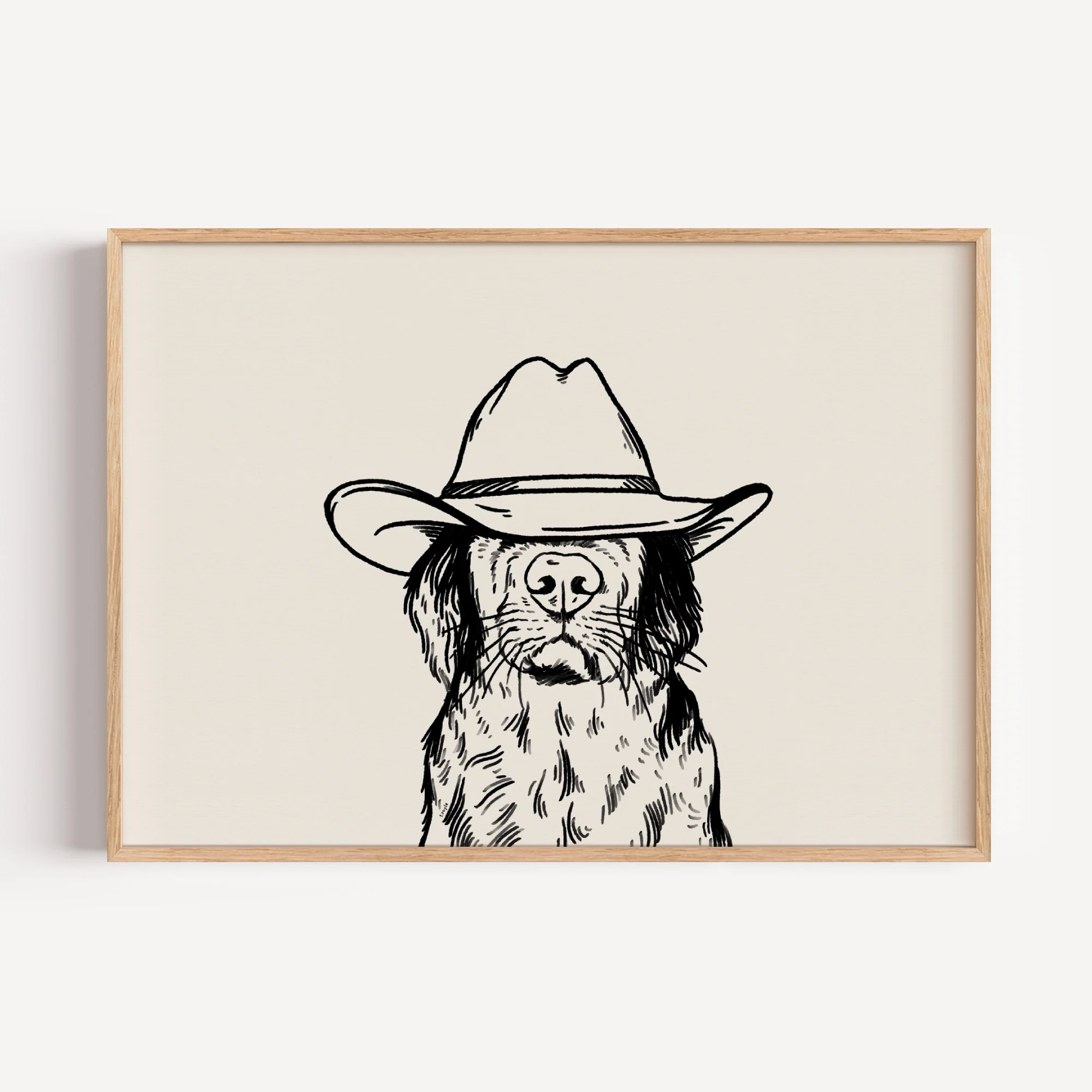 Black Cowboy Dog by Tara Royle