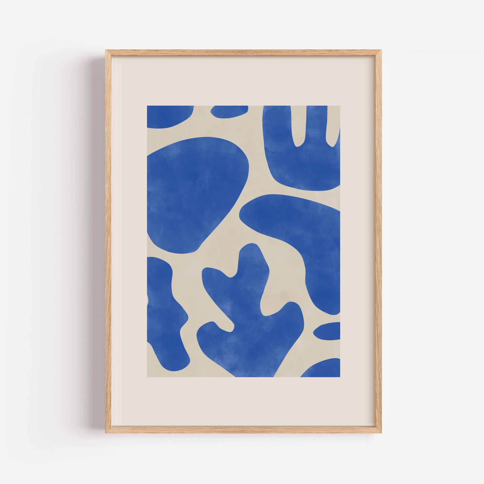 Blue Coral Abstract by Elena Ristova