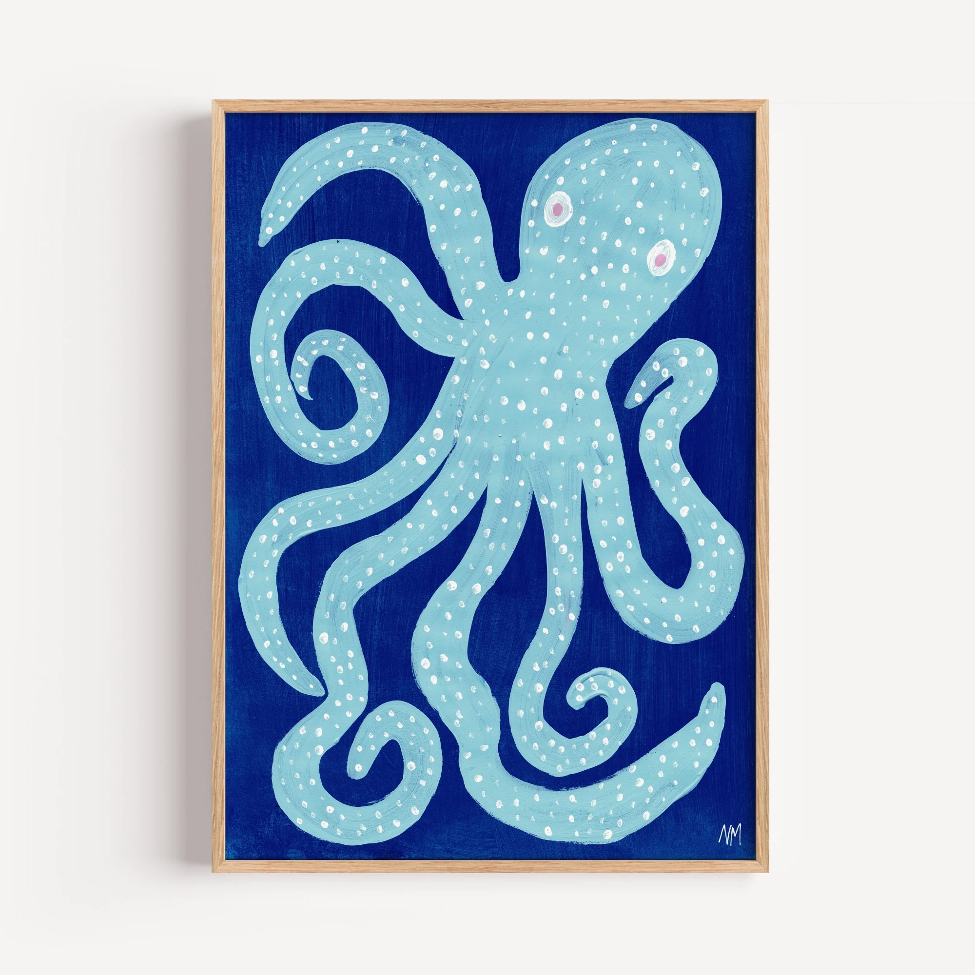 Blue Octopus by Nancy McKie