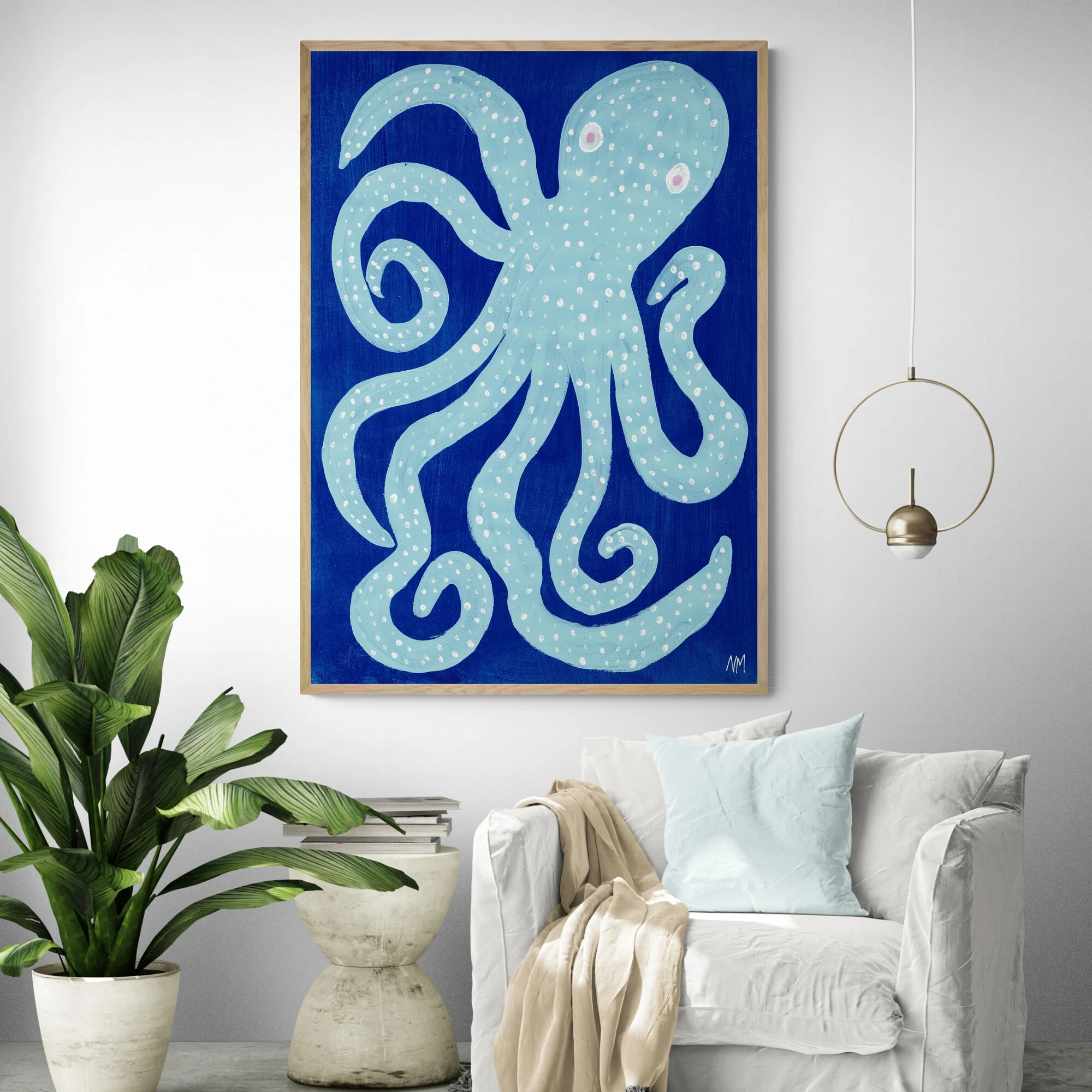 Blue Octopus by Nancy McKie - Image 3