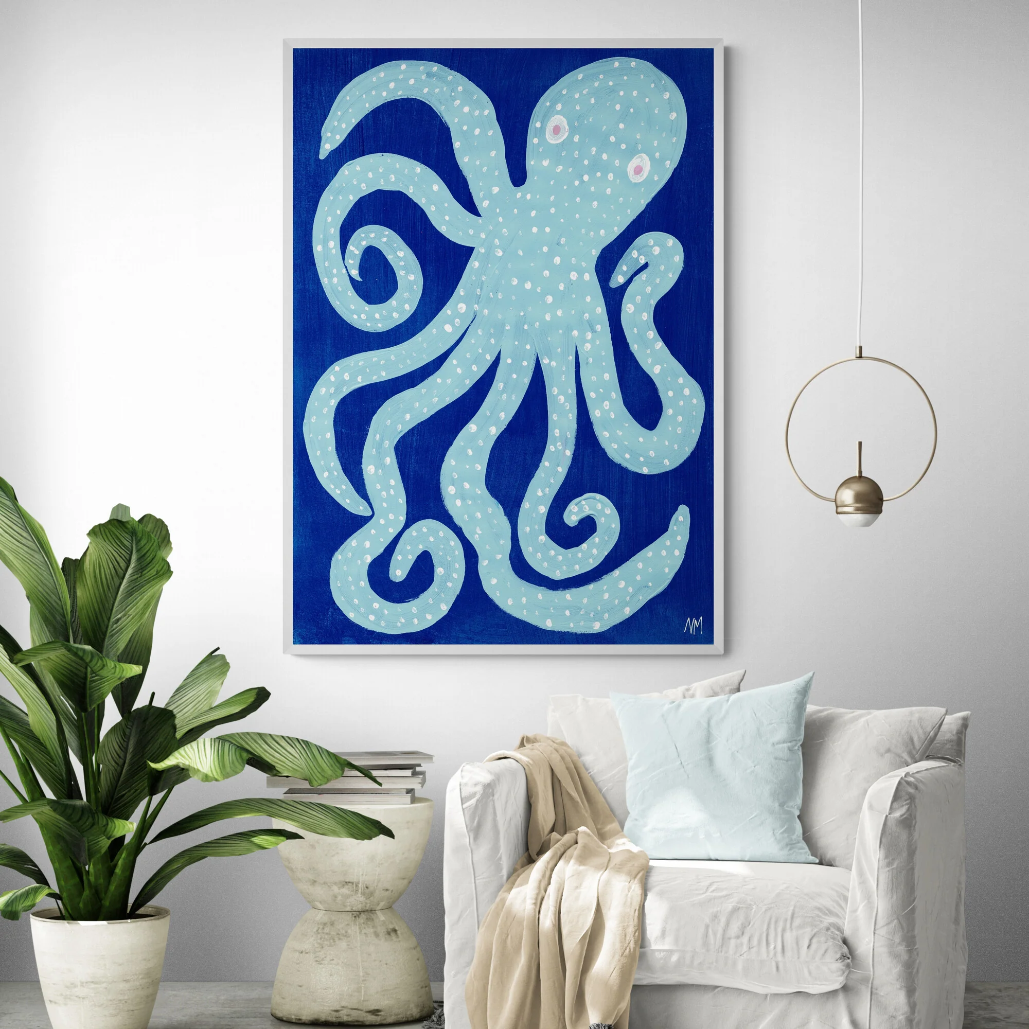 Blue Octopus by Nancy McKie - Image 4