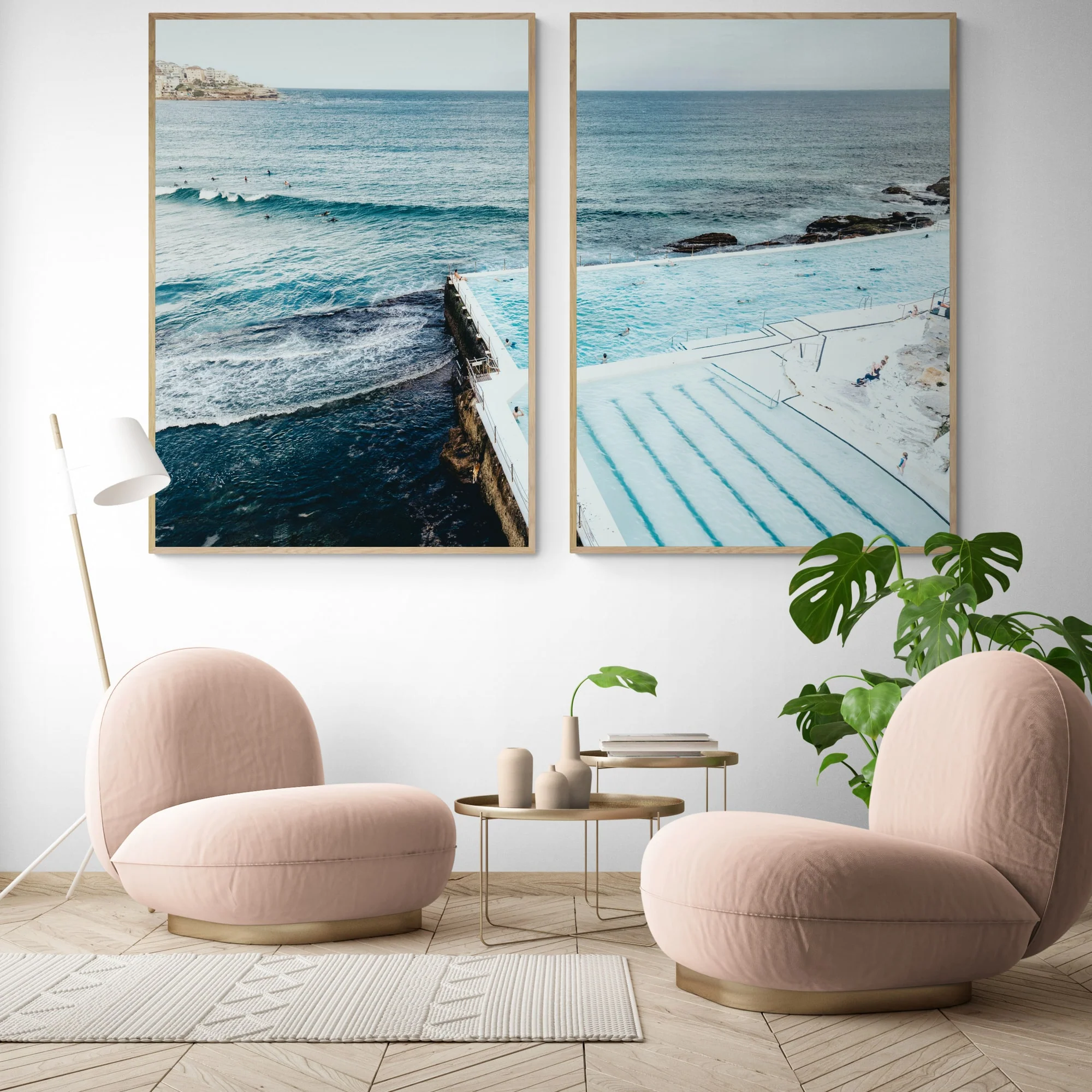 Bondi Rockpools | Set of 2 Art Prints - Image 3