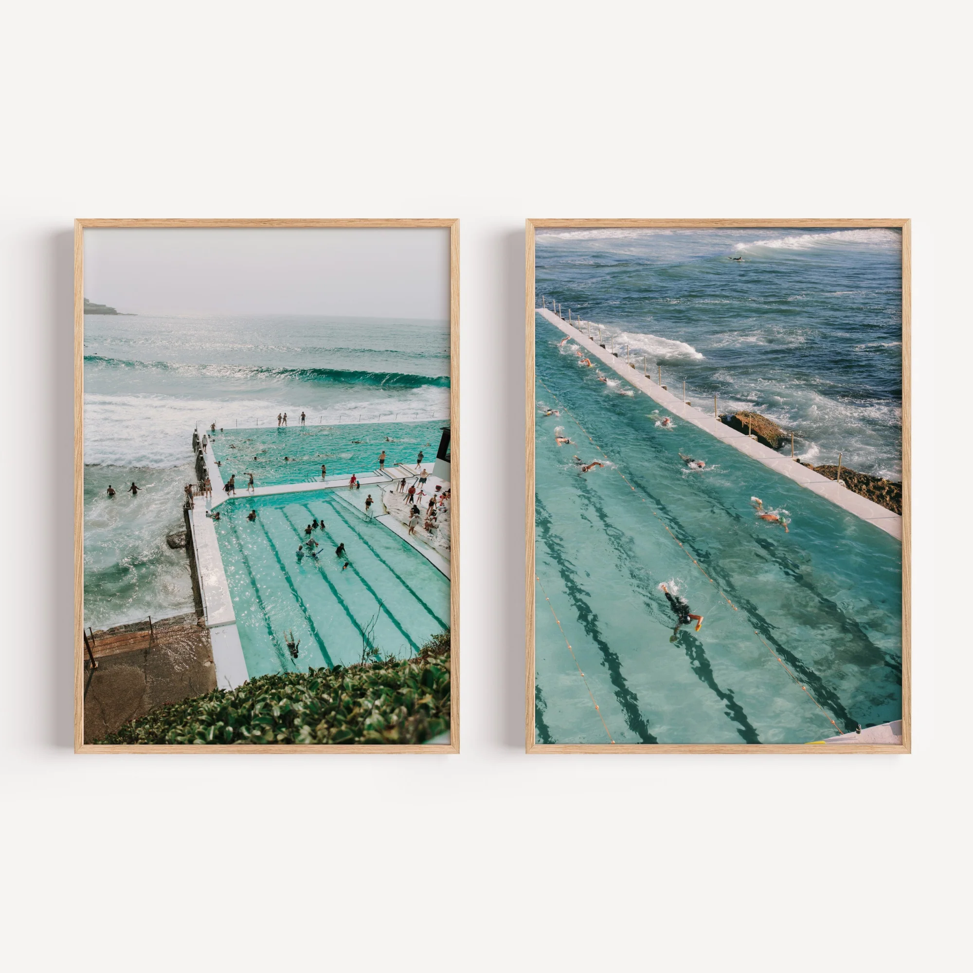 Bondi Swimmers | Set of 2 Art Prints