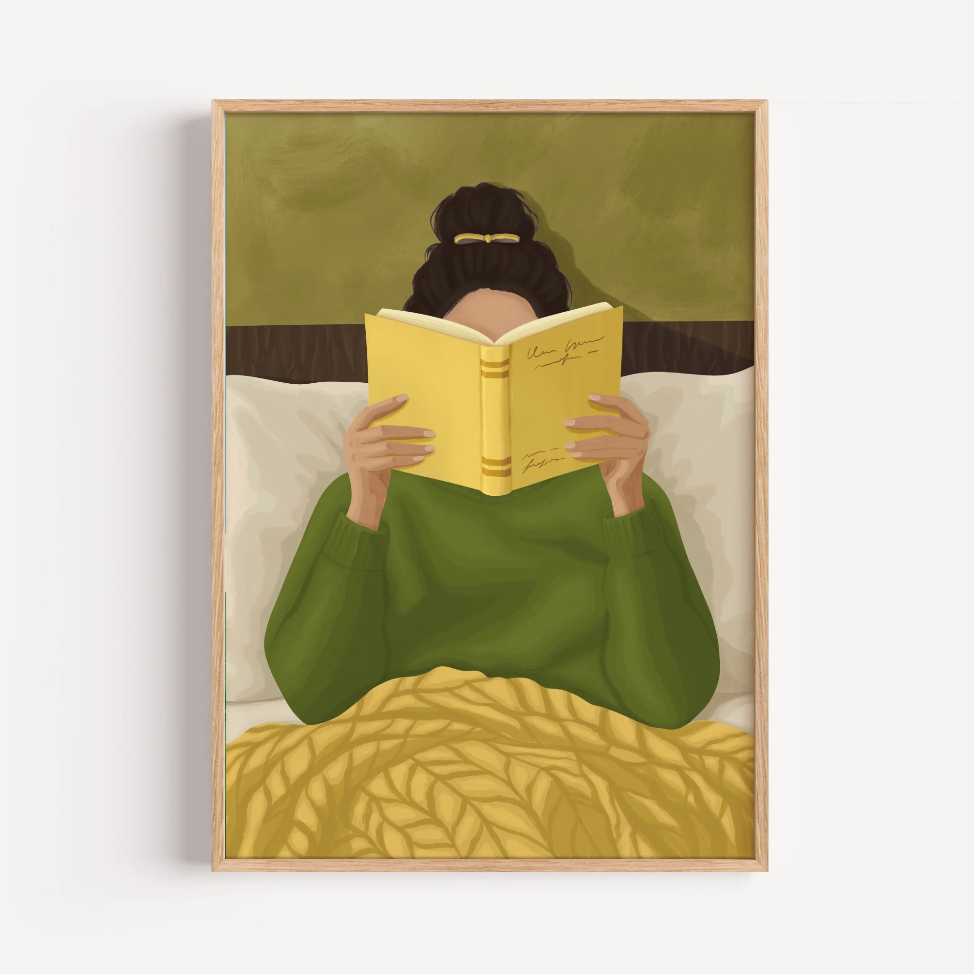 Book Worm Art Print