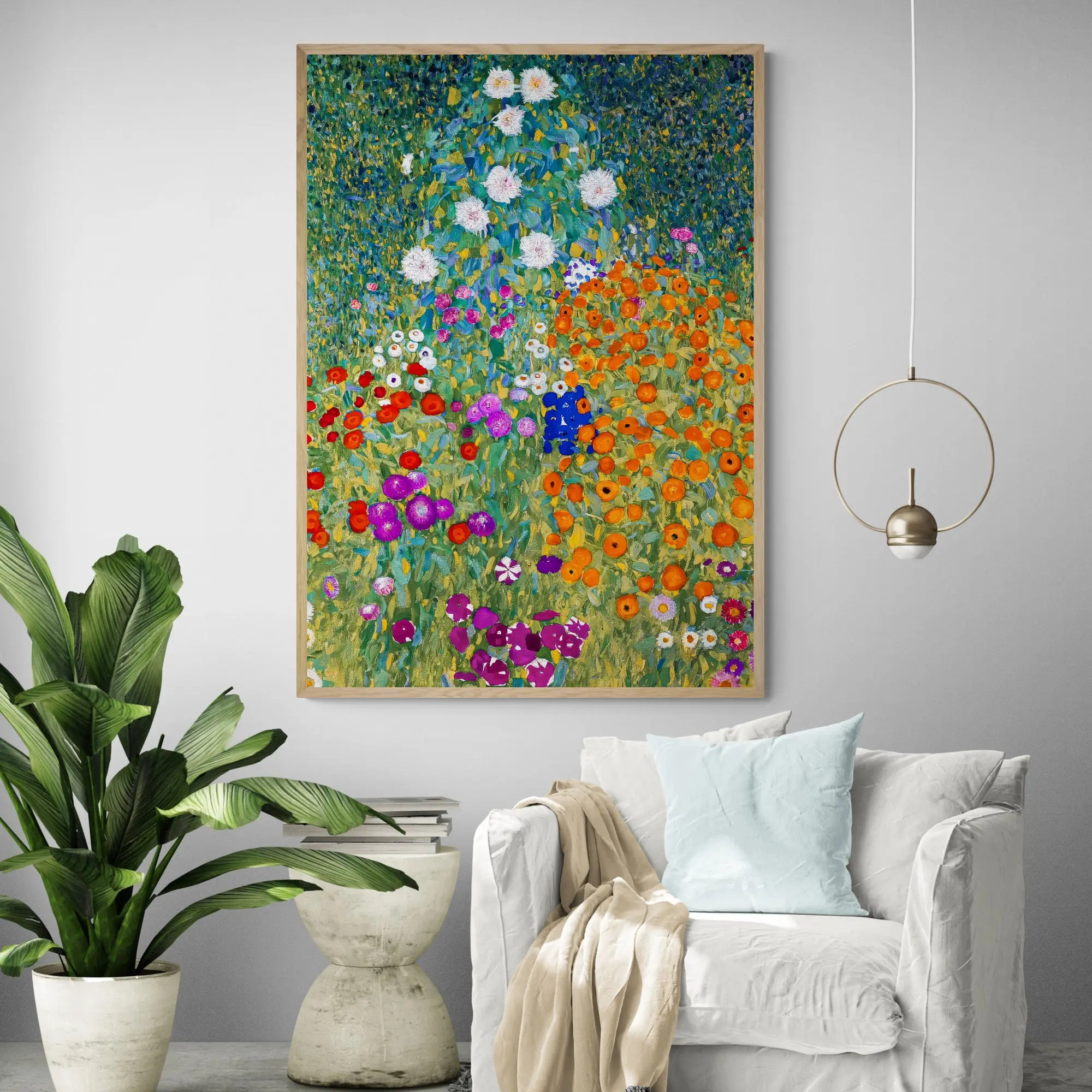 Cottage Garden by Gustav Klimt 1905 - Image 4