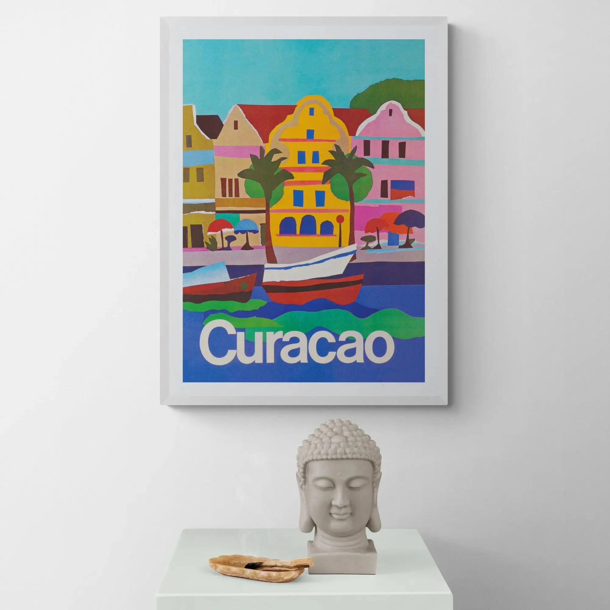 Curacao Vintage Travel Poster - Image 2
