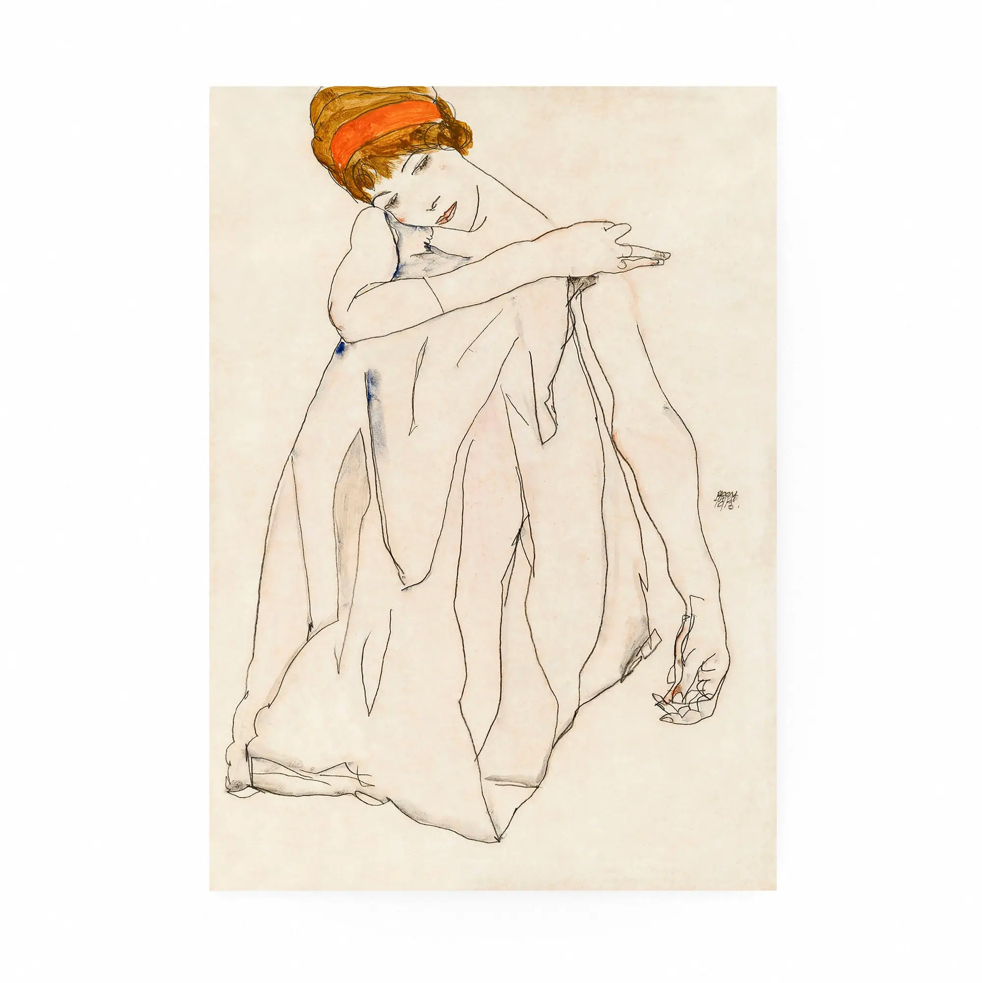 Dancer by Egon Schiele - Image 5