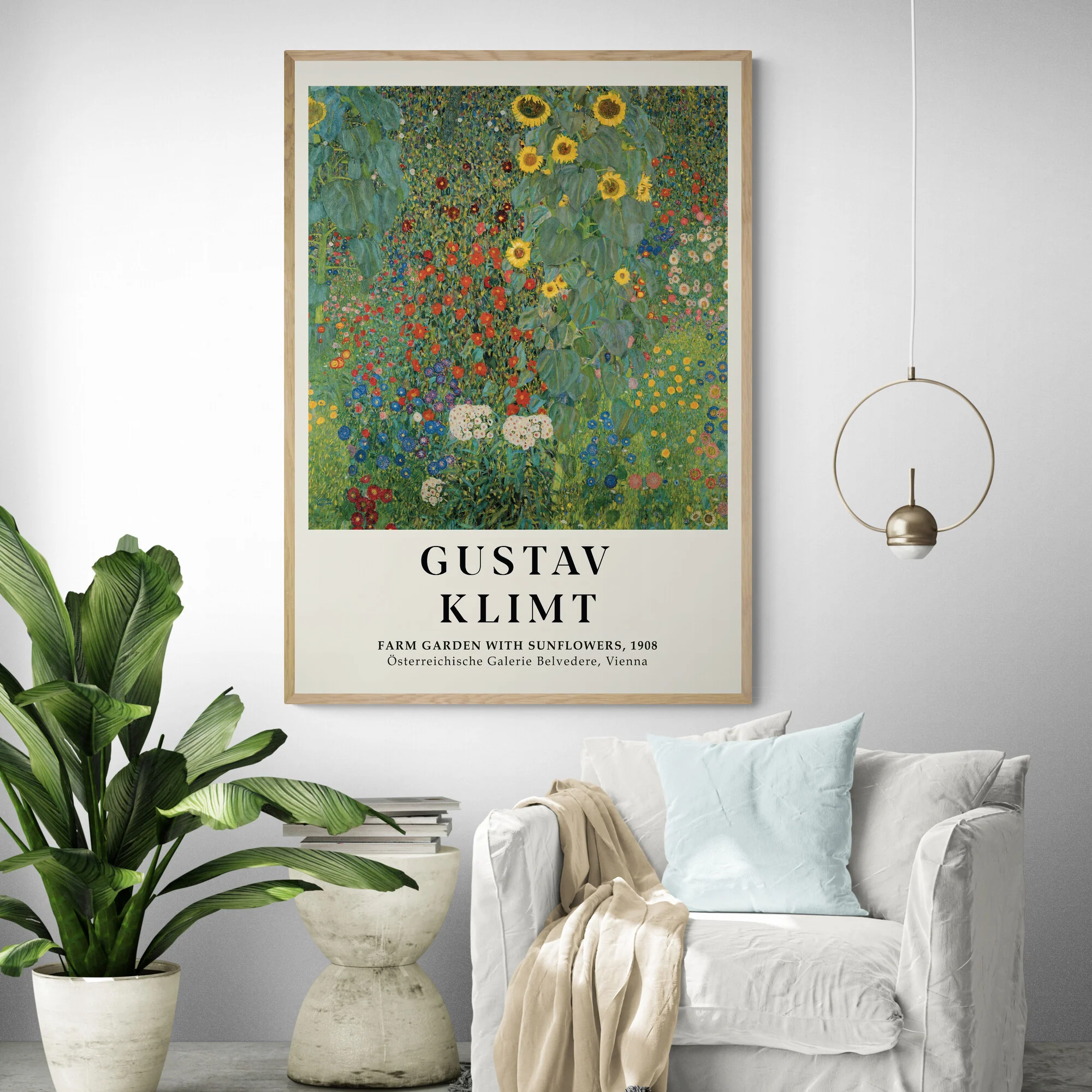 Farm Garden with Sunflowers 1907 by Gustav Klimt - Image 3