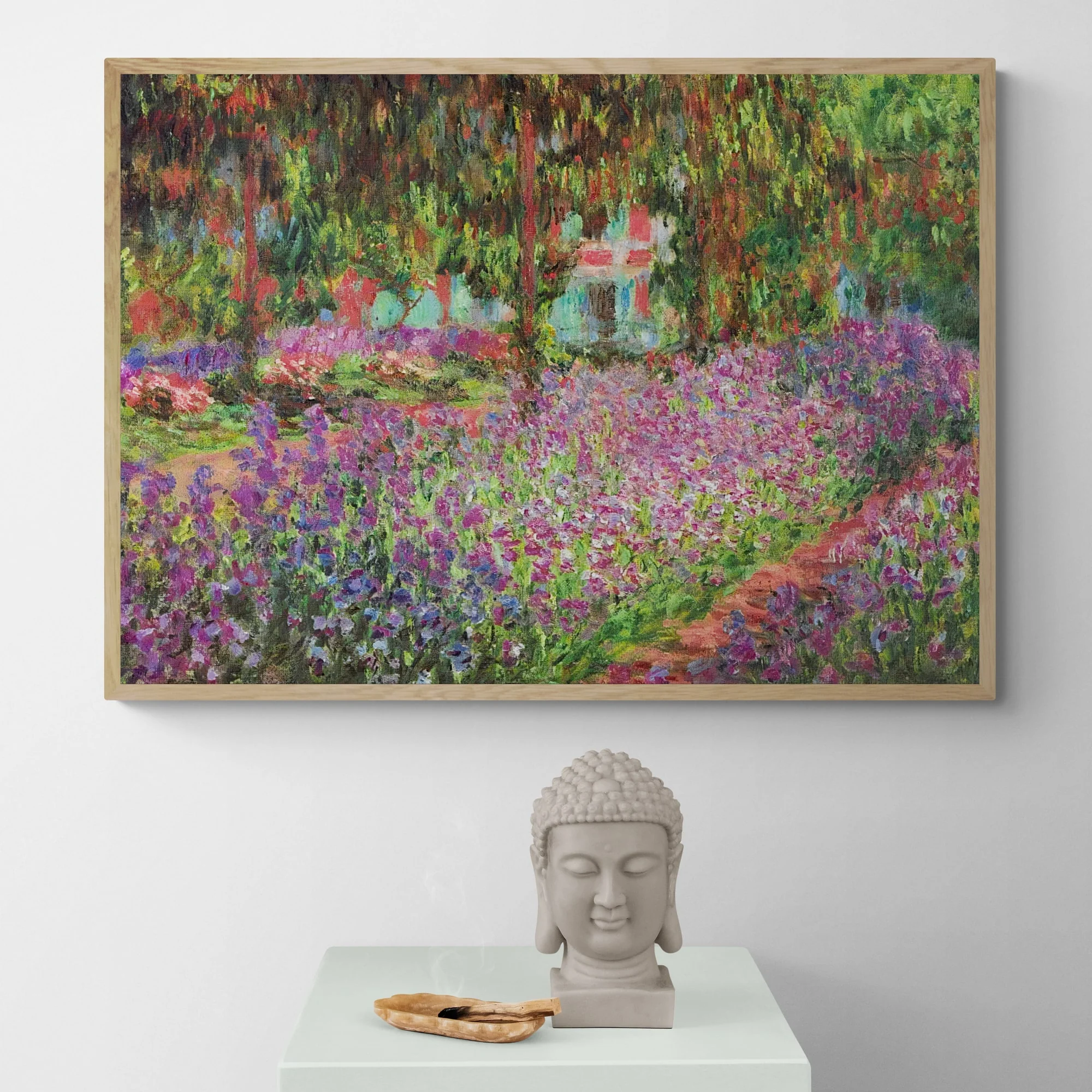Garden at Giverny 1900 By Claude Monet - Image 2