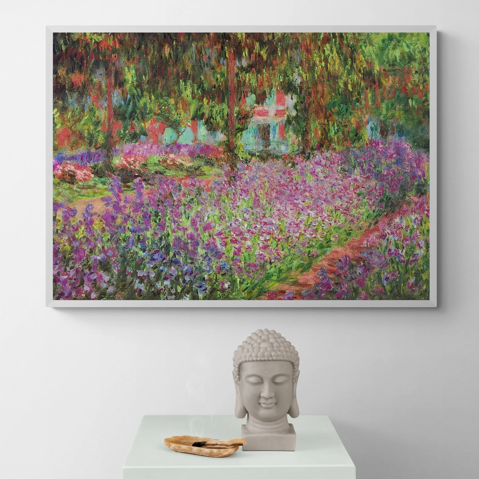 Garden at Giverny 1900 By Claude Monet - Image 4