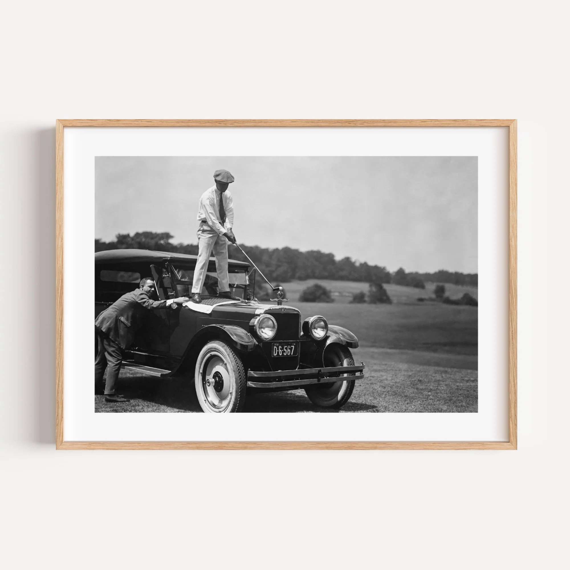 Golfers 1920 Art Print