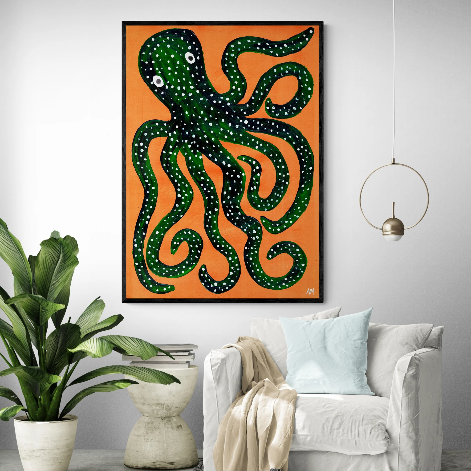 Green Octopus by Nancy McKie - Image 2