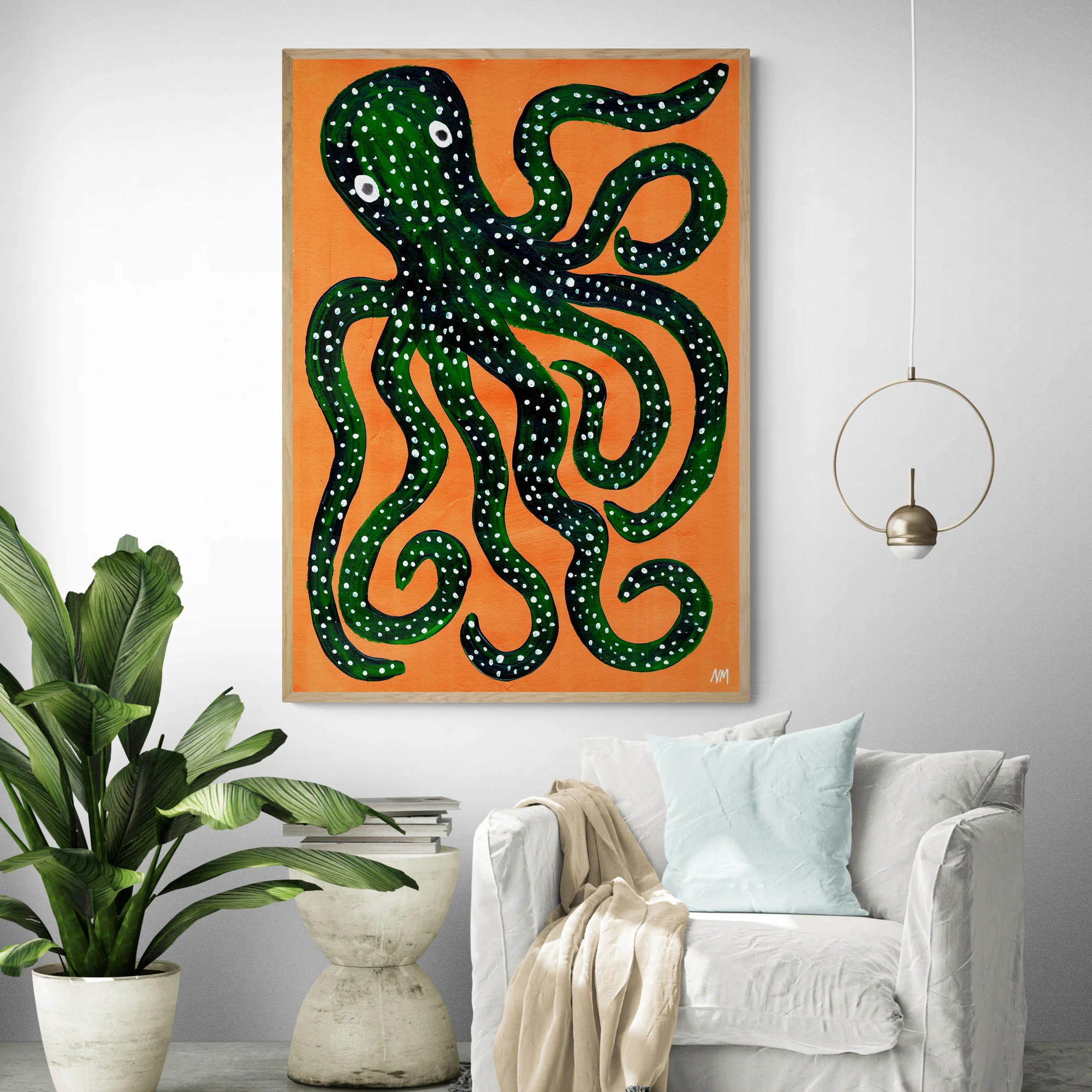Green Octopus by Nancy McKie - Image 4
