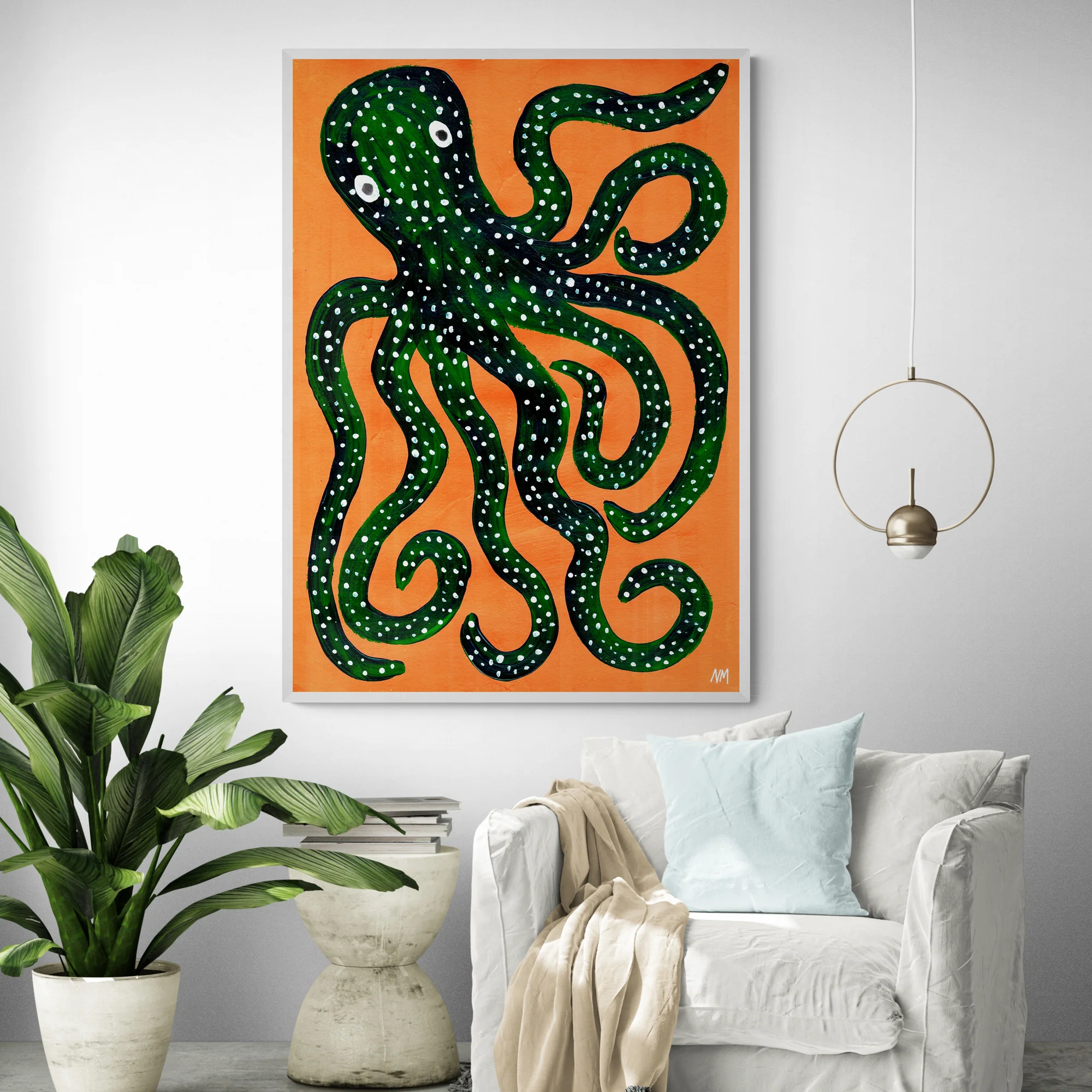 Green Octopus by Nancy McKie - Image 5