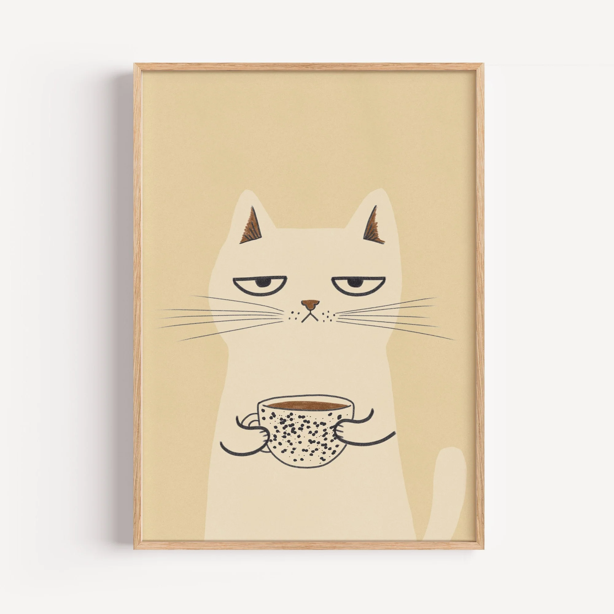 Grumpy Cat Art Print