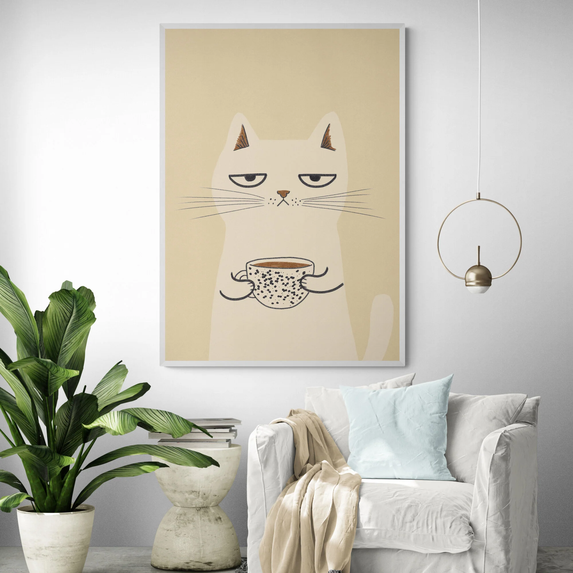 Grumpy Cat Art Print - Image 4