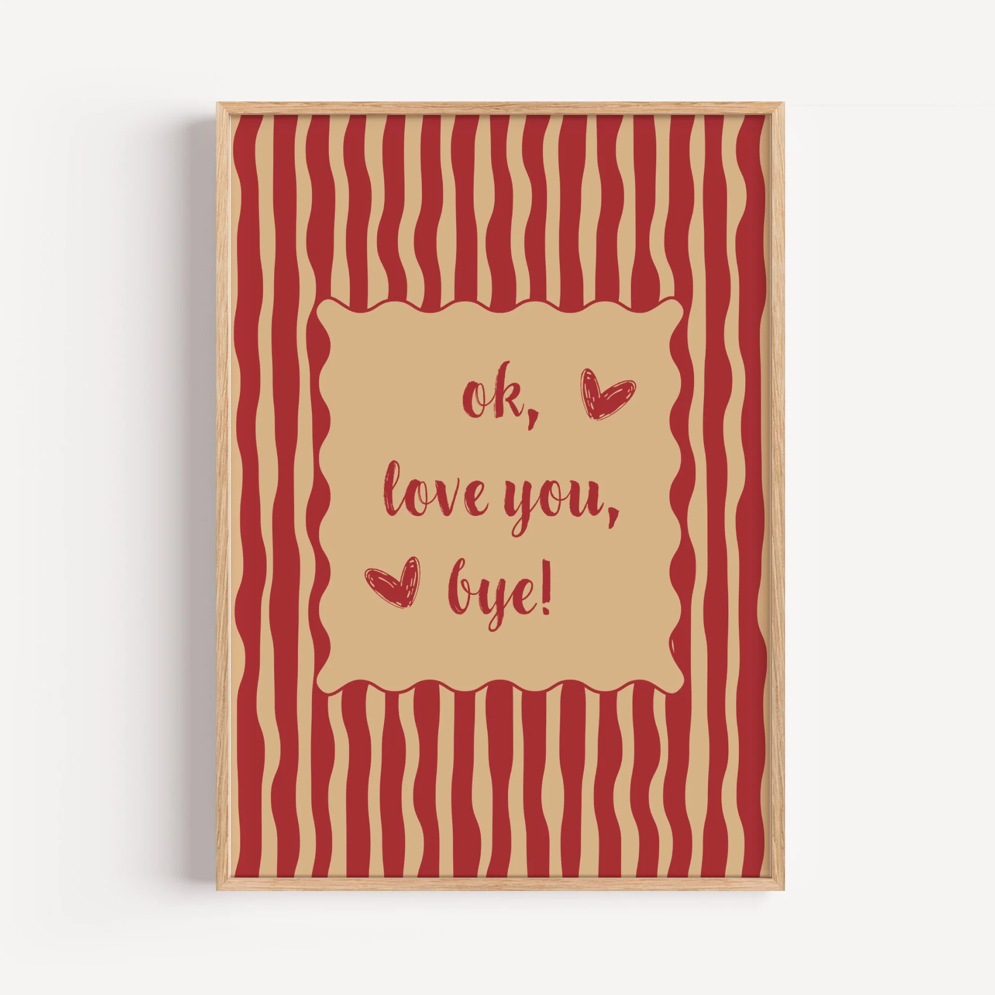 I Love You Art Print