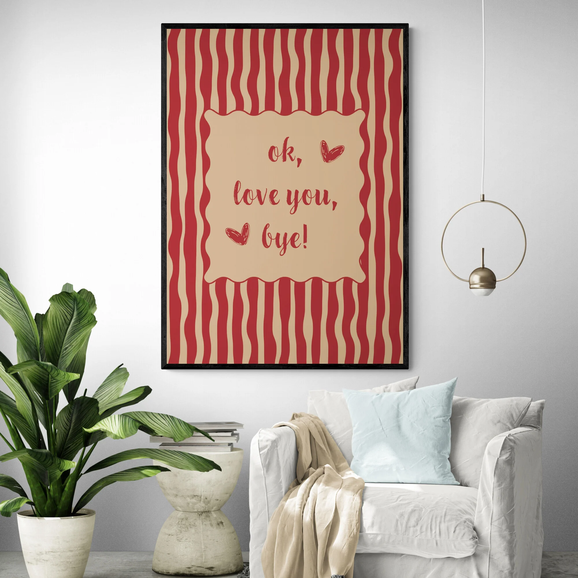 I Love You Art Print - Image 3
