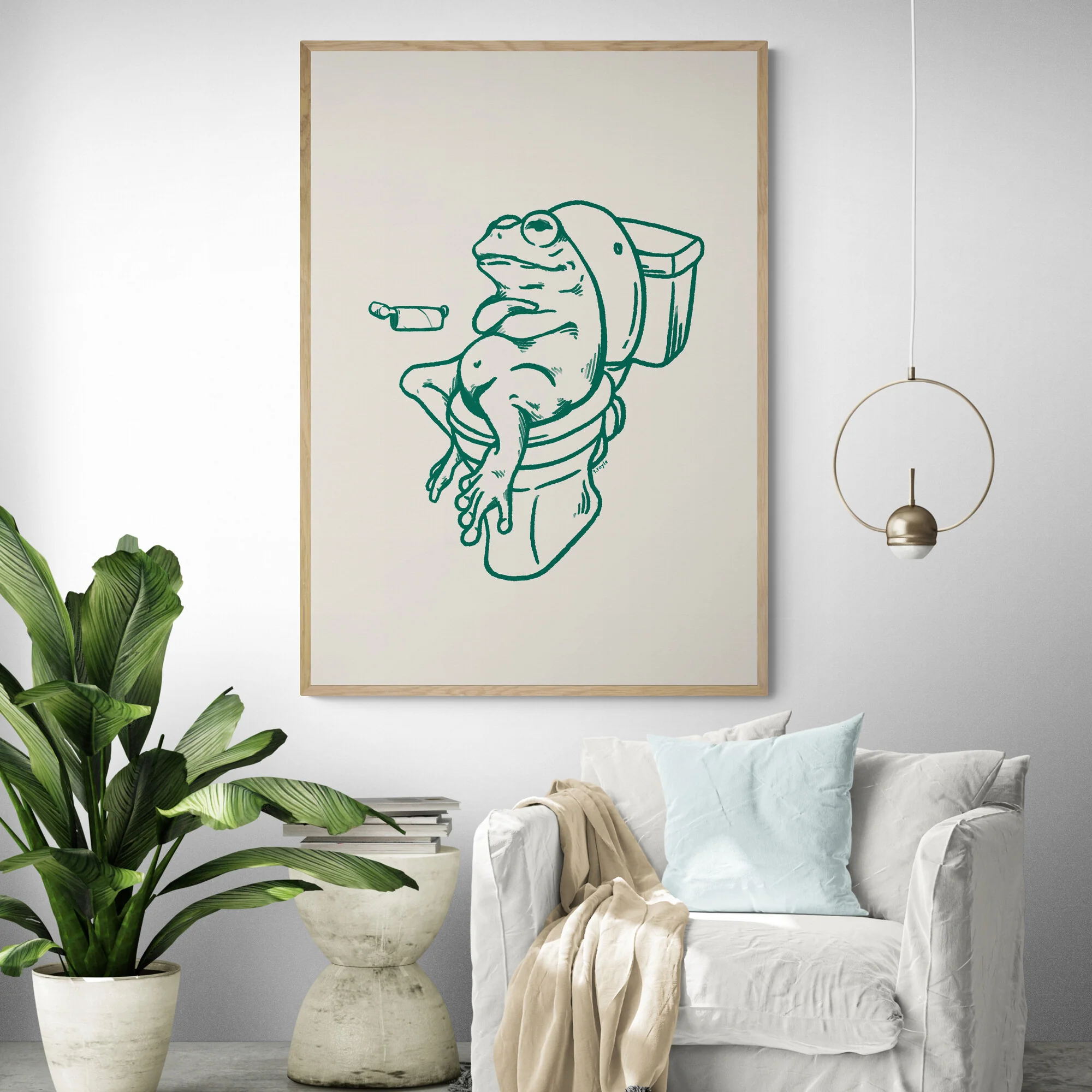 Impatient Green Frog by Tara Royle - Image 3