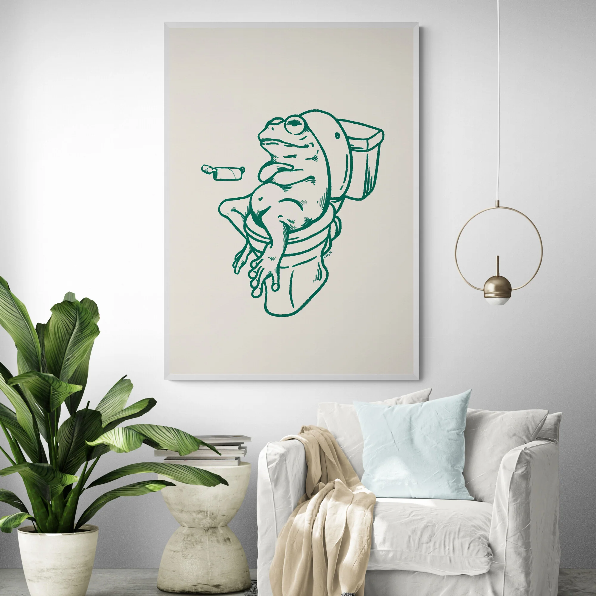 Impatient Green Frog by Tara Royle - Image 4