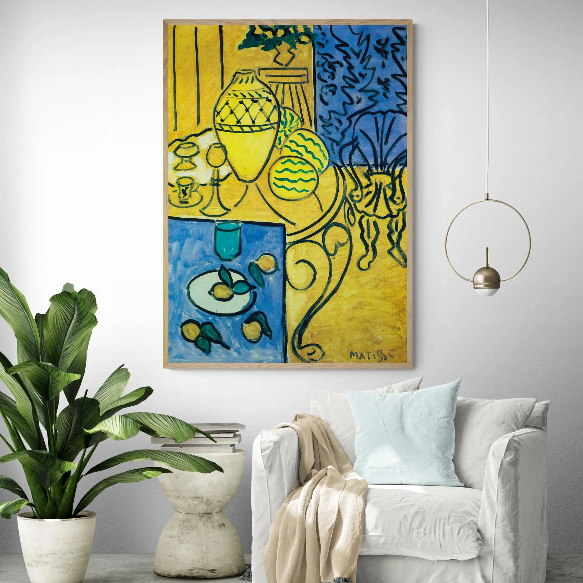 Interior In Yellow And Blue by Henri Matisse - Image 2