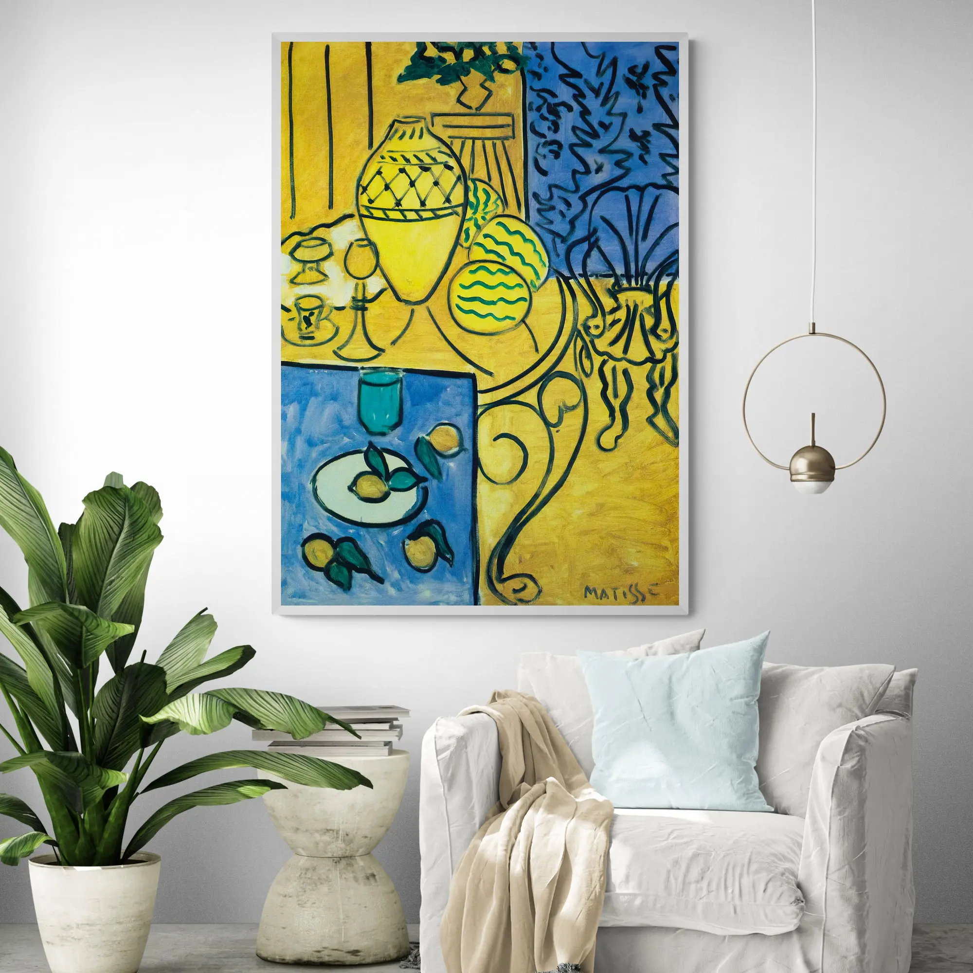 Interior In Yellow And Blue by Henri Matisse - Image 3