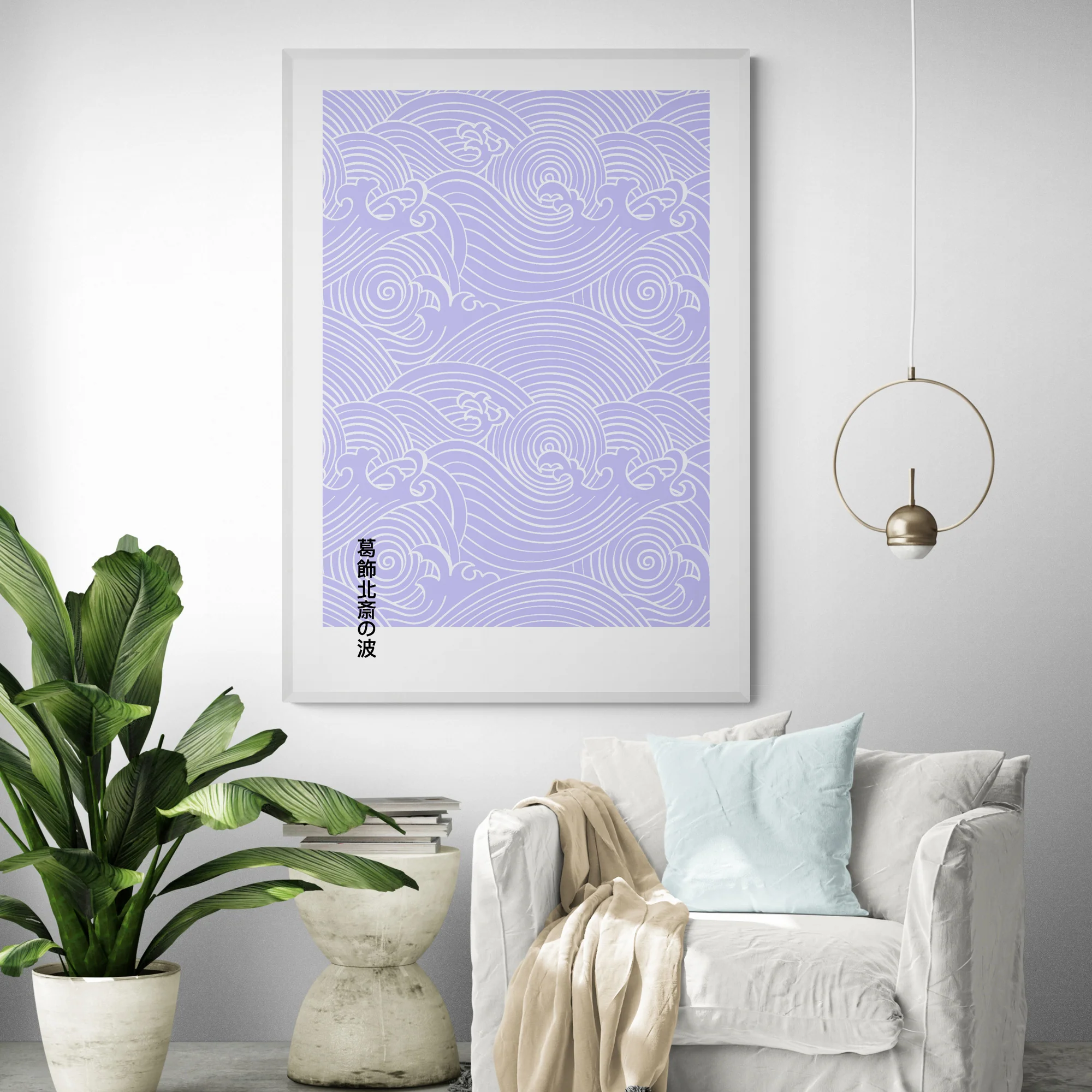 Purple Waves by Hokusai - Image 4