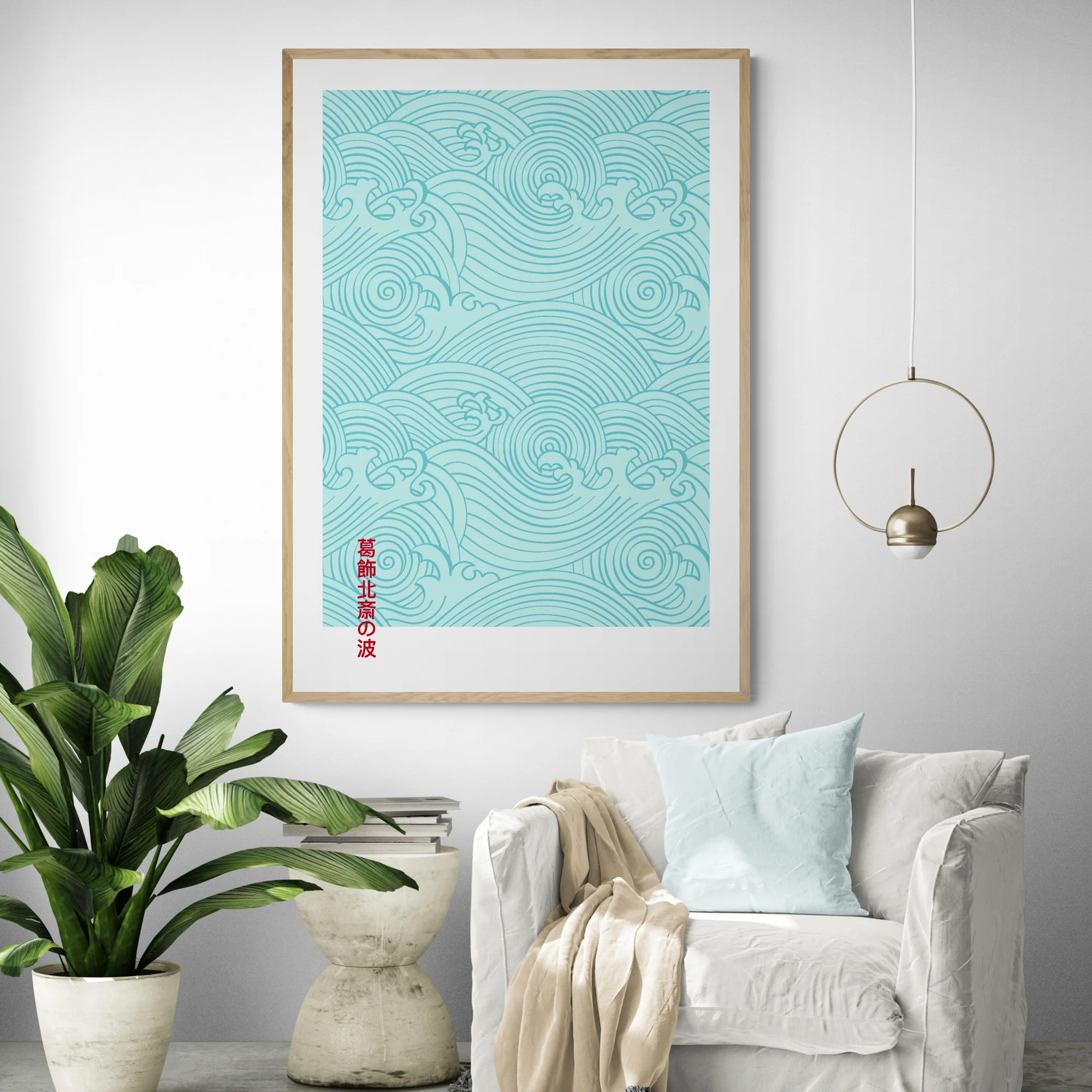 Japanese Cyan by Hokusai - Image 3