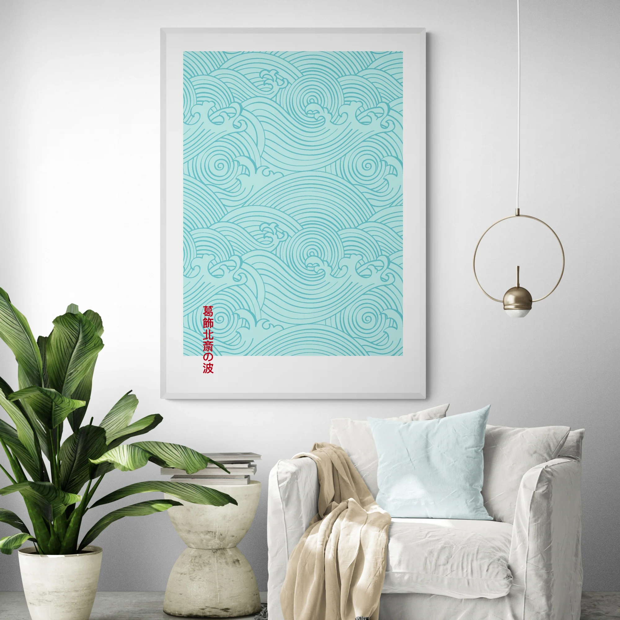 Japanese Cyan by Hokusai - Image 4