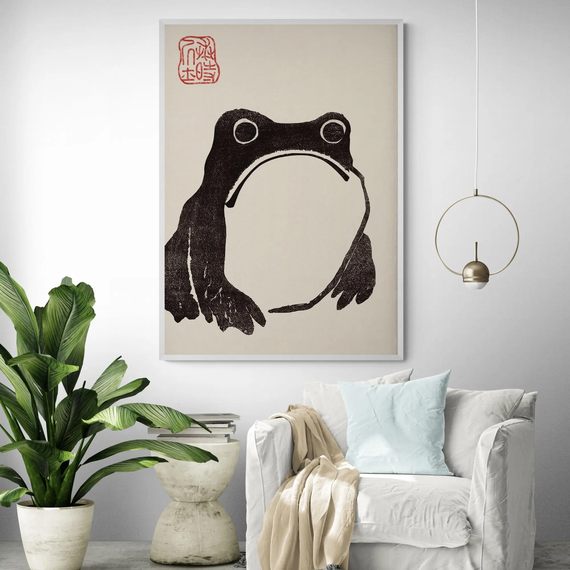 Japanese Frog Art Print - Image 3