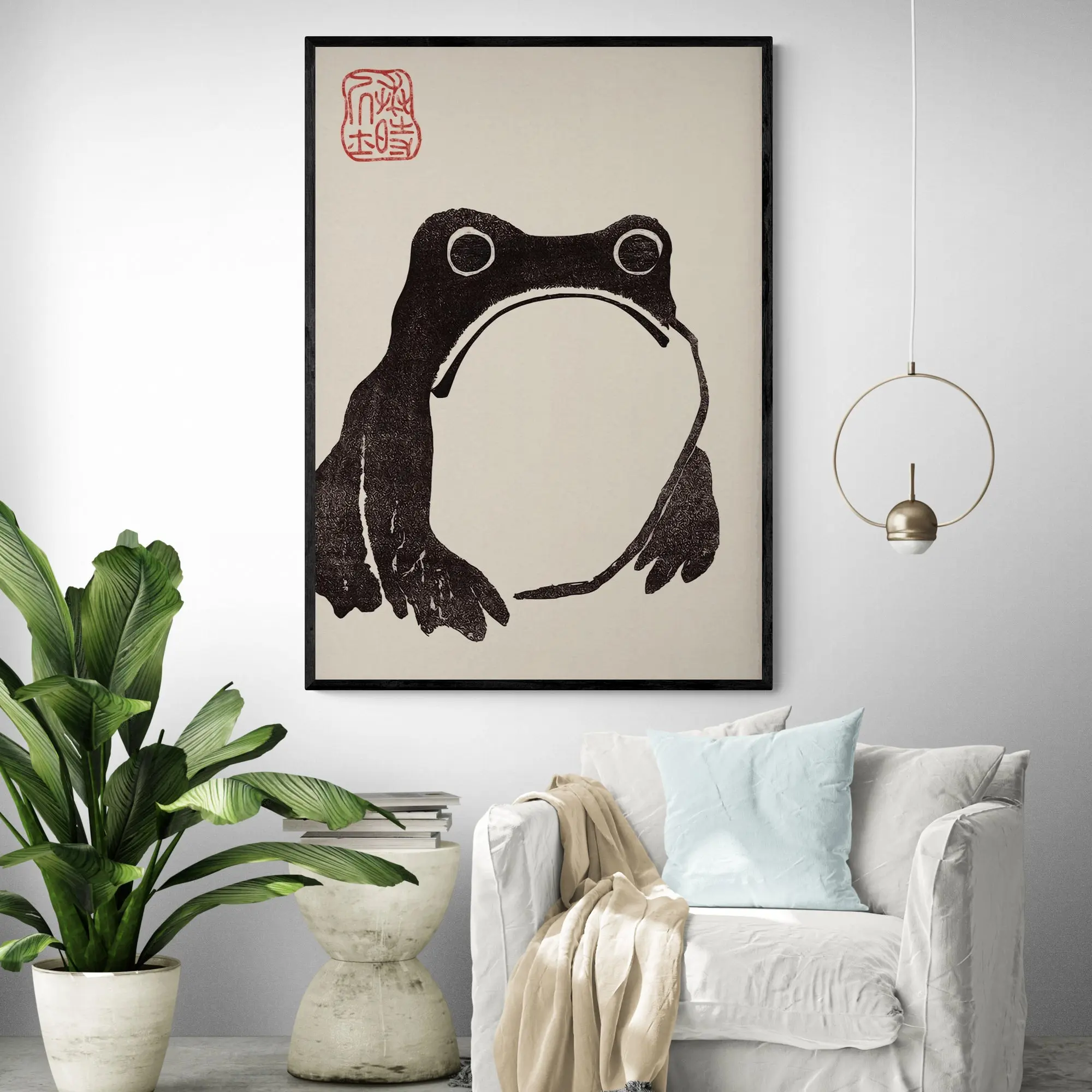 Japanese Frog Art Print - Image 4