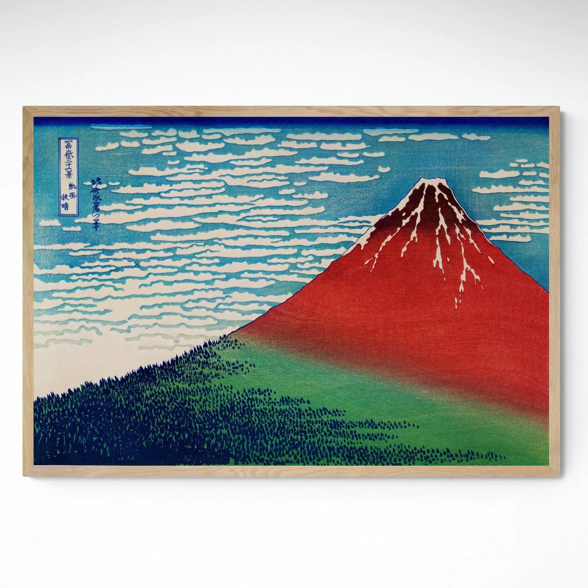 Red Fuji by Katsushika Hokusai - Image 2