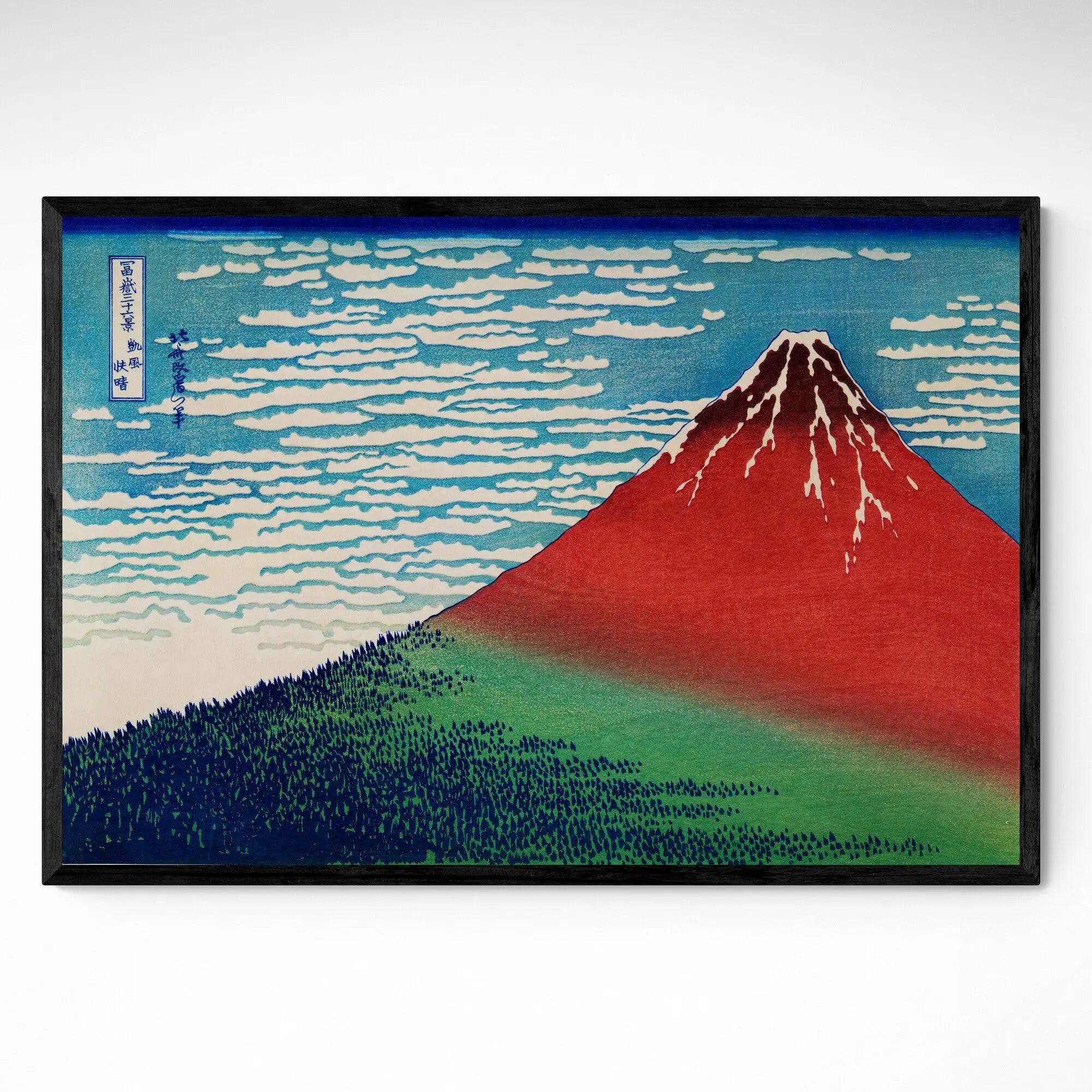 Red Fuji by Katsushika Hokusai - Image 3
