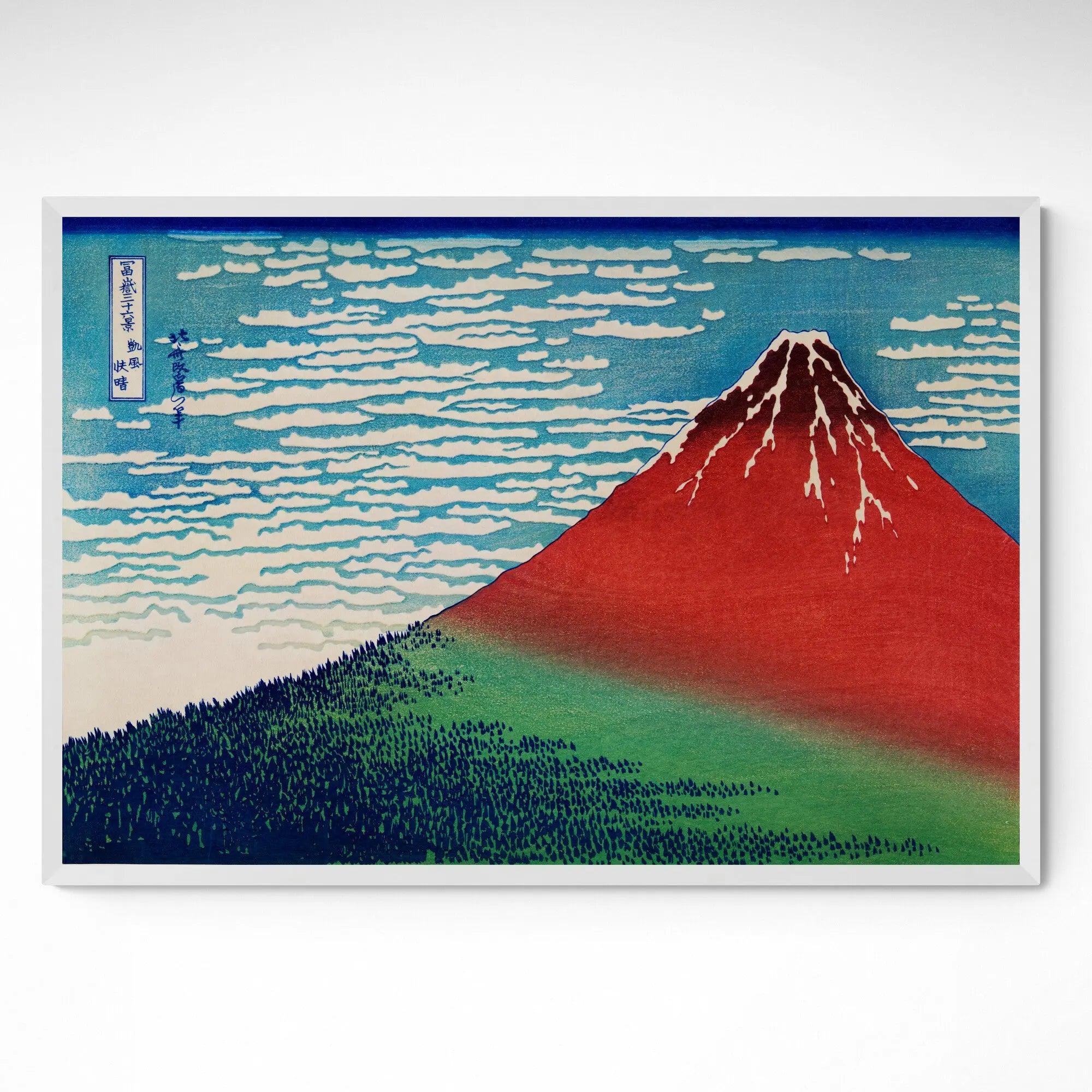 Red Fuji by Katsushika Hokusai - Image 4
