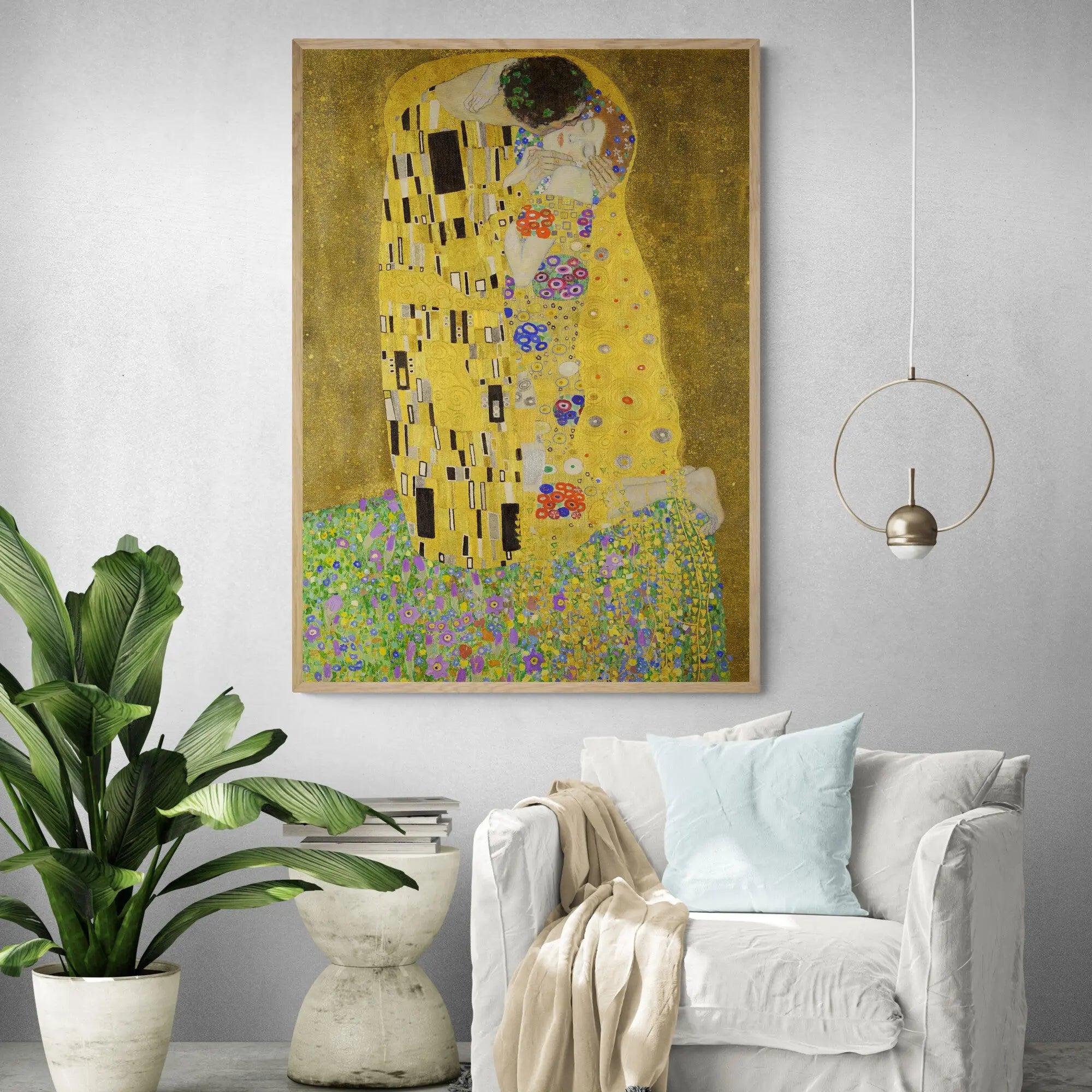 The Kiss 1907-1908 by Gustav Klimt - Image 4