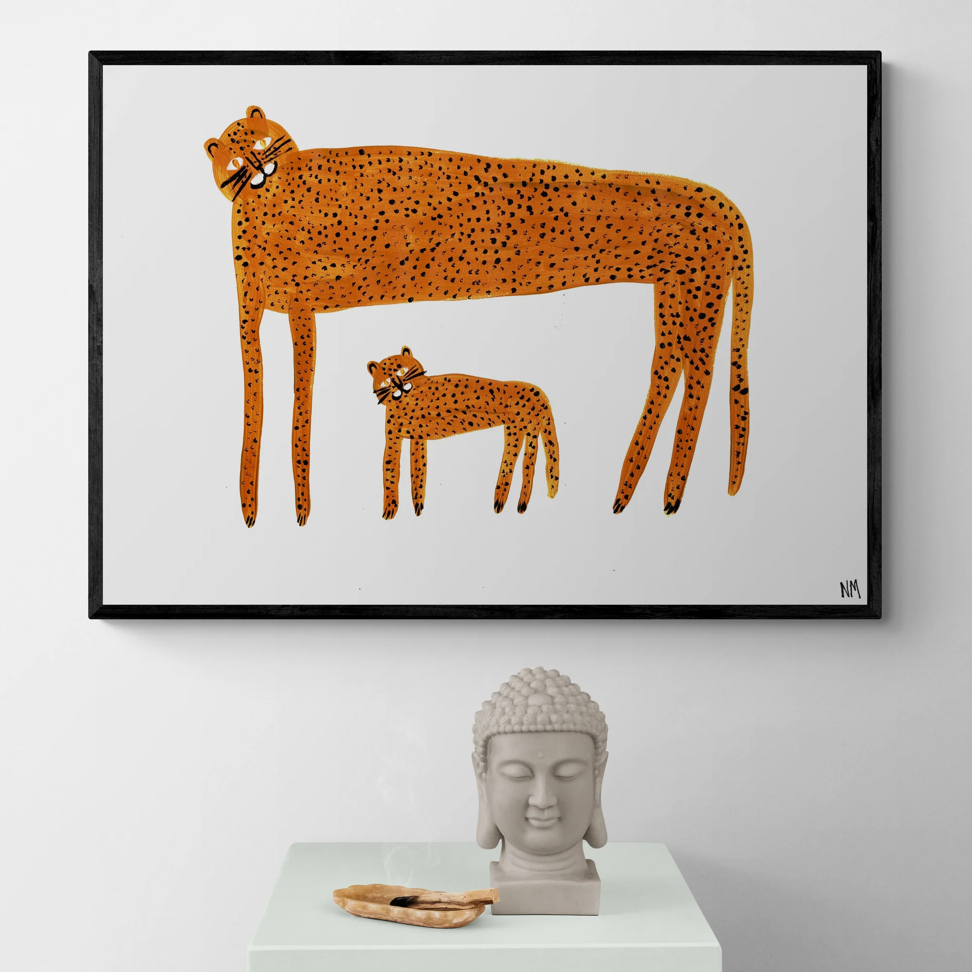 Leopard & Baby by Nancy McKie - Image 2