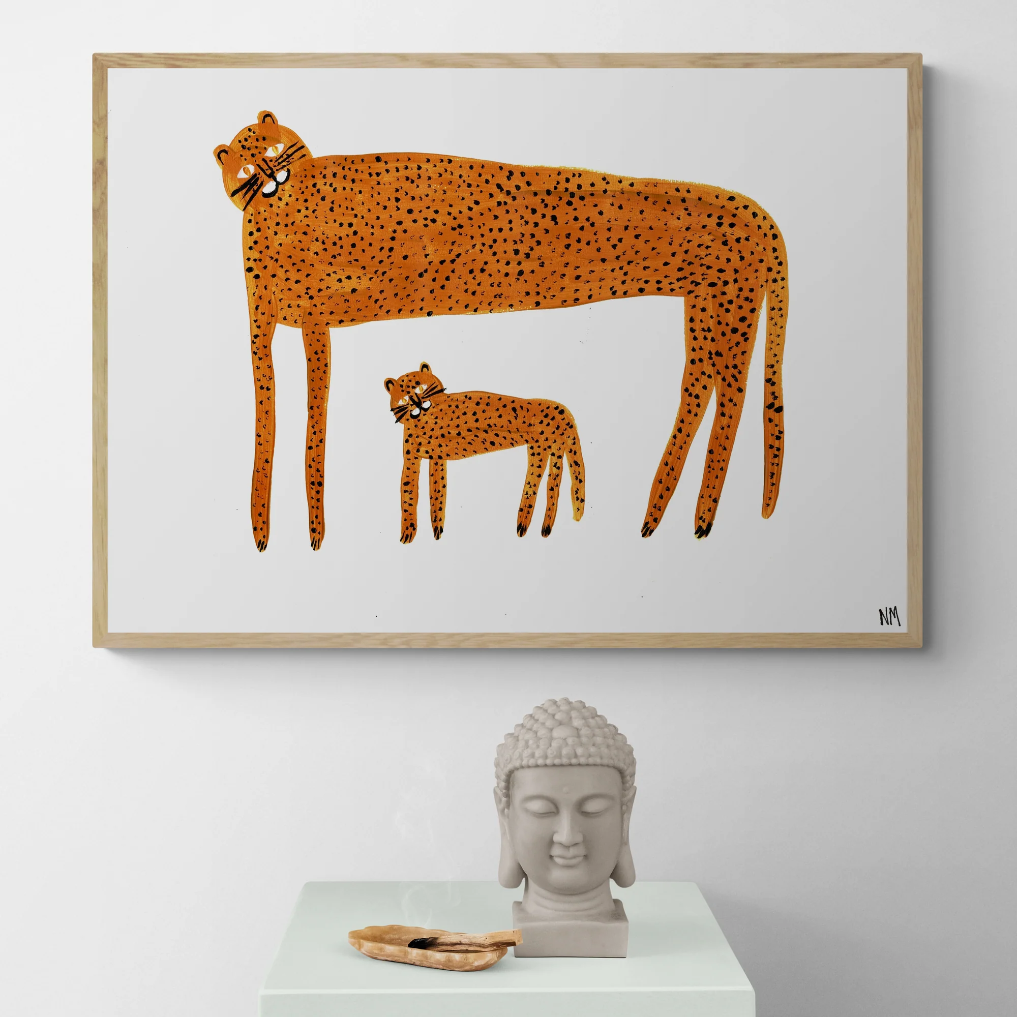 Leopard & Baby by Nancy McKie - Image 4
