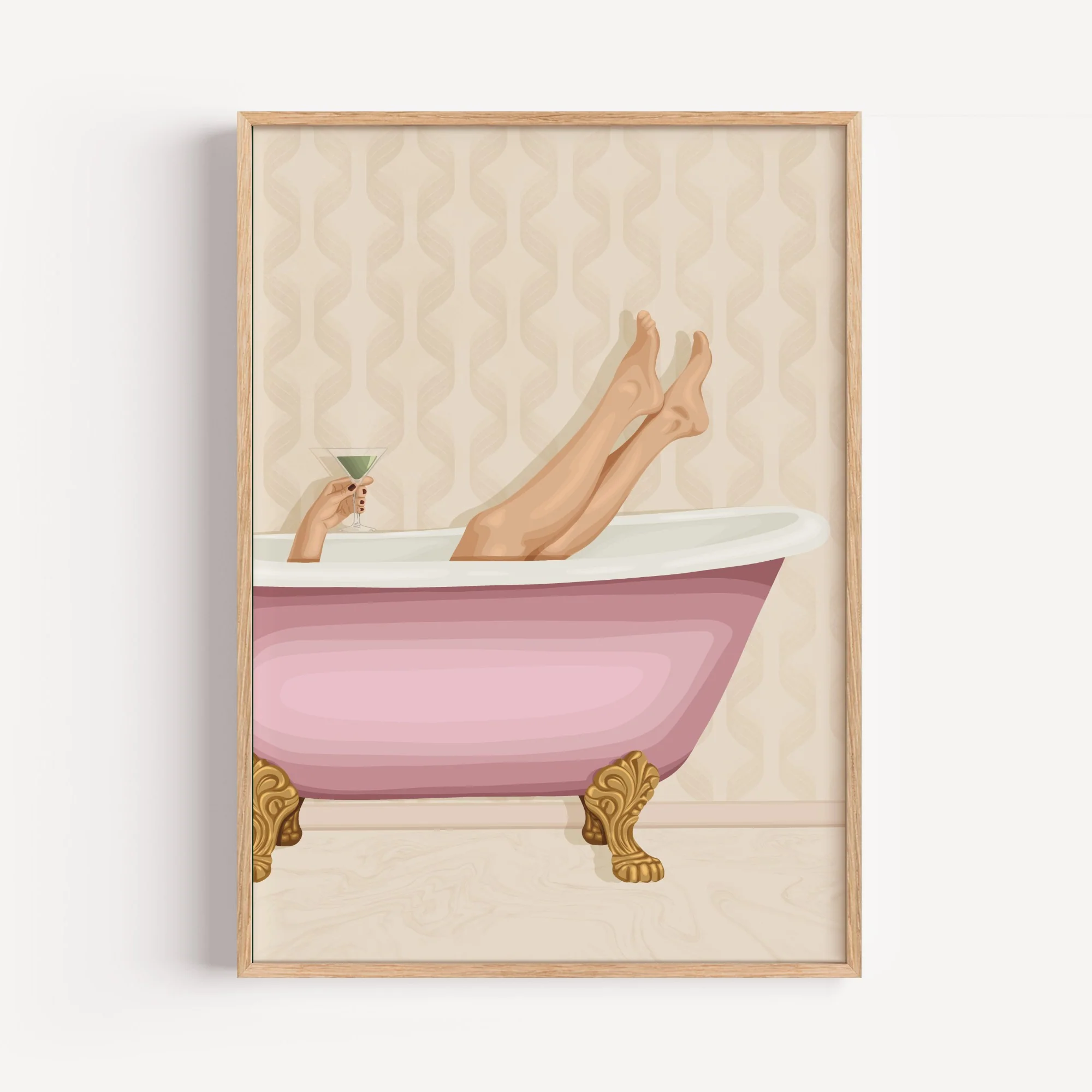 Martinis at Eight Art Print