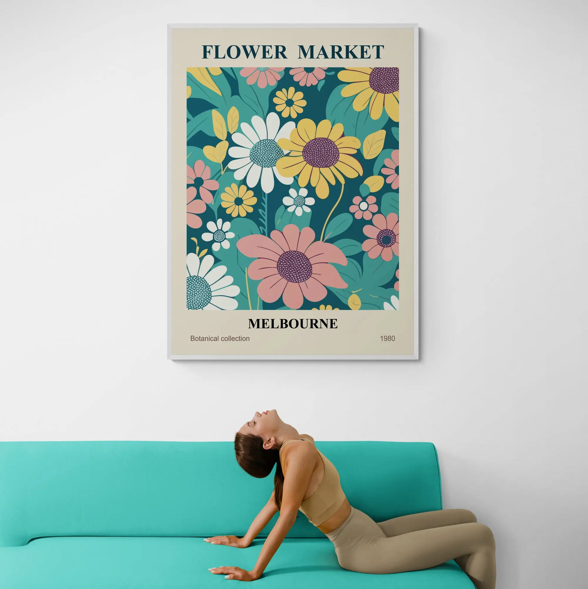 Melbourne Flower Market Art Print - Image 4