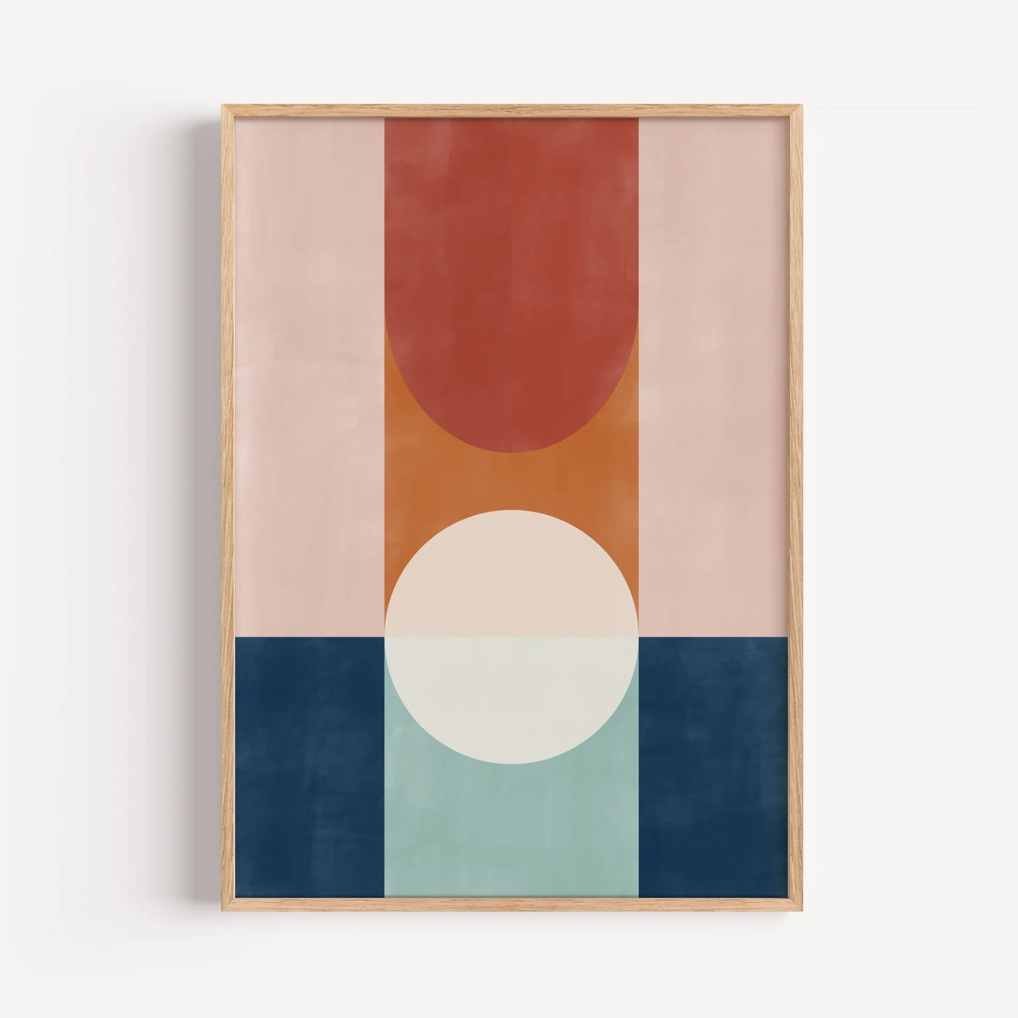 Mid-Century Abstract by Elena Ristova